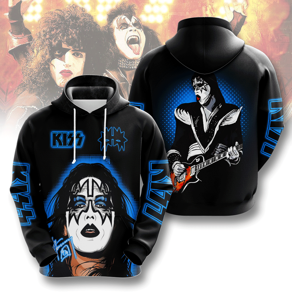 Kiss Electric Solo Hoodie Galactic Performance Tribute