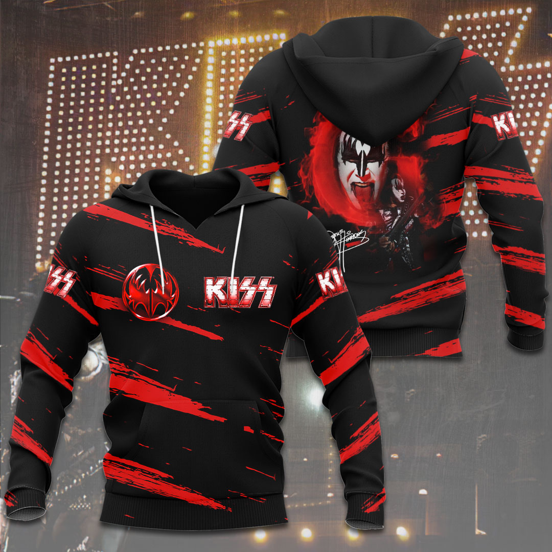 Kiss Gene Simmons Red Signature Hoodie The Demon