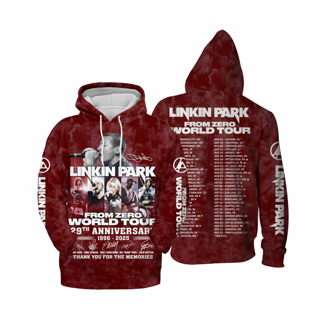 Linkin Park Fromzero World Tour 2025 Hoodie