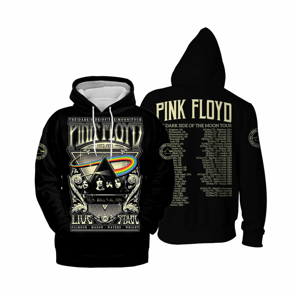 Pink Floyd Dark Side Of The Moon Tour Hoodie
