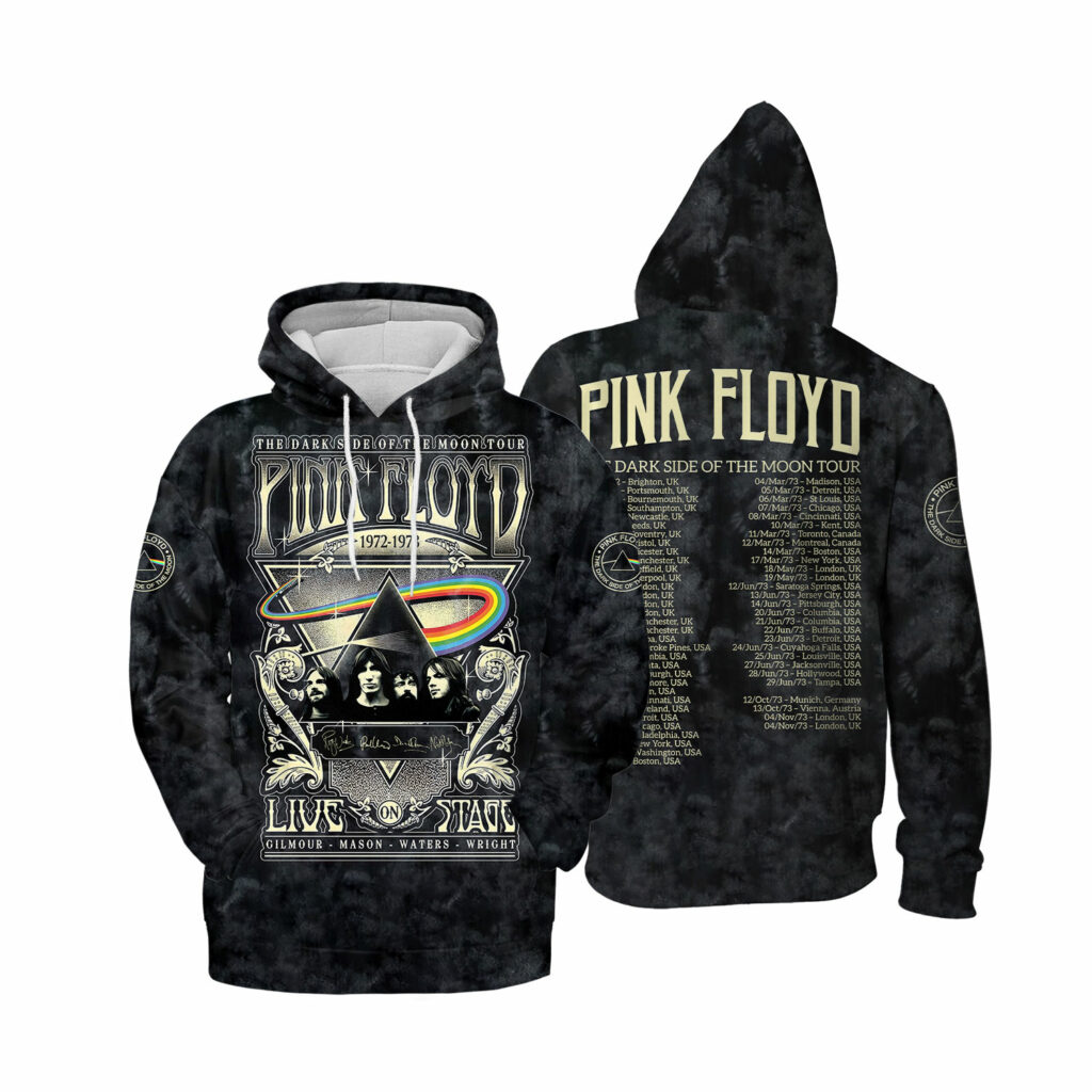 Pink Floyd Dark Side Of The Moon Tour2025  Hoodie