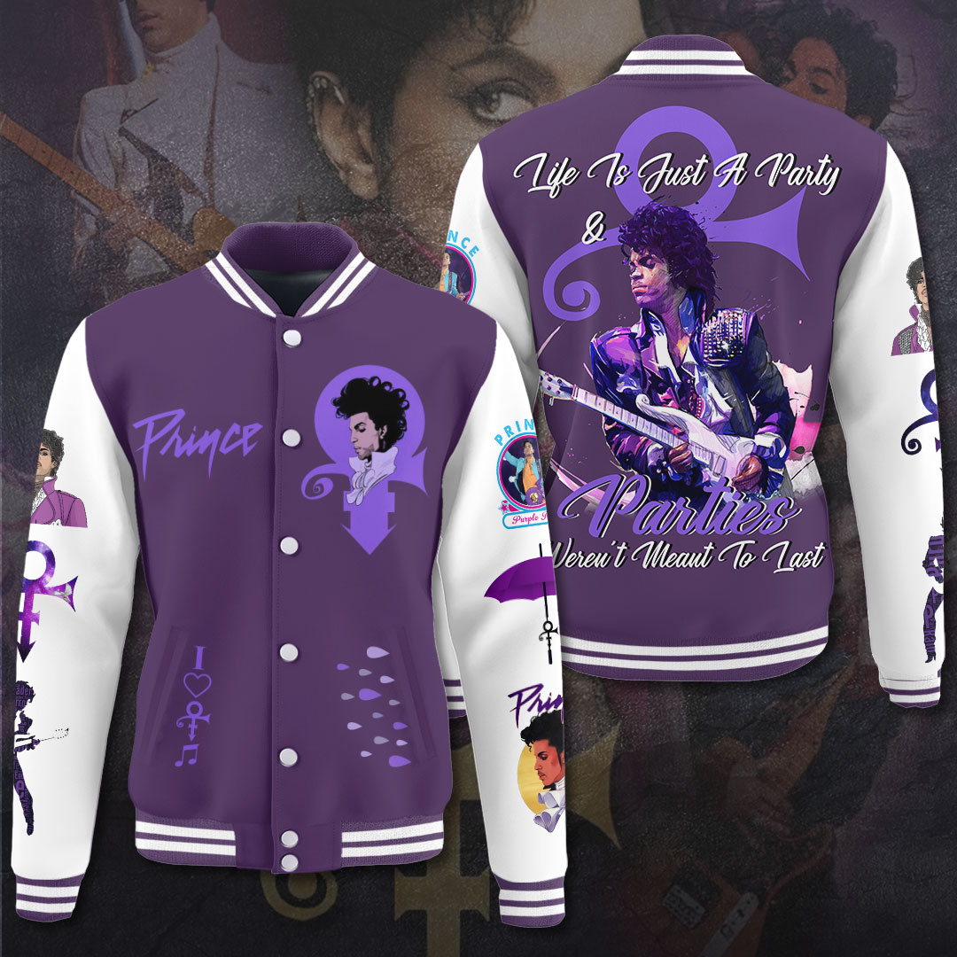 Prince Music Baseball Jacket For Fan