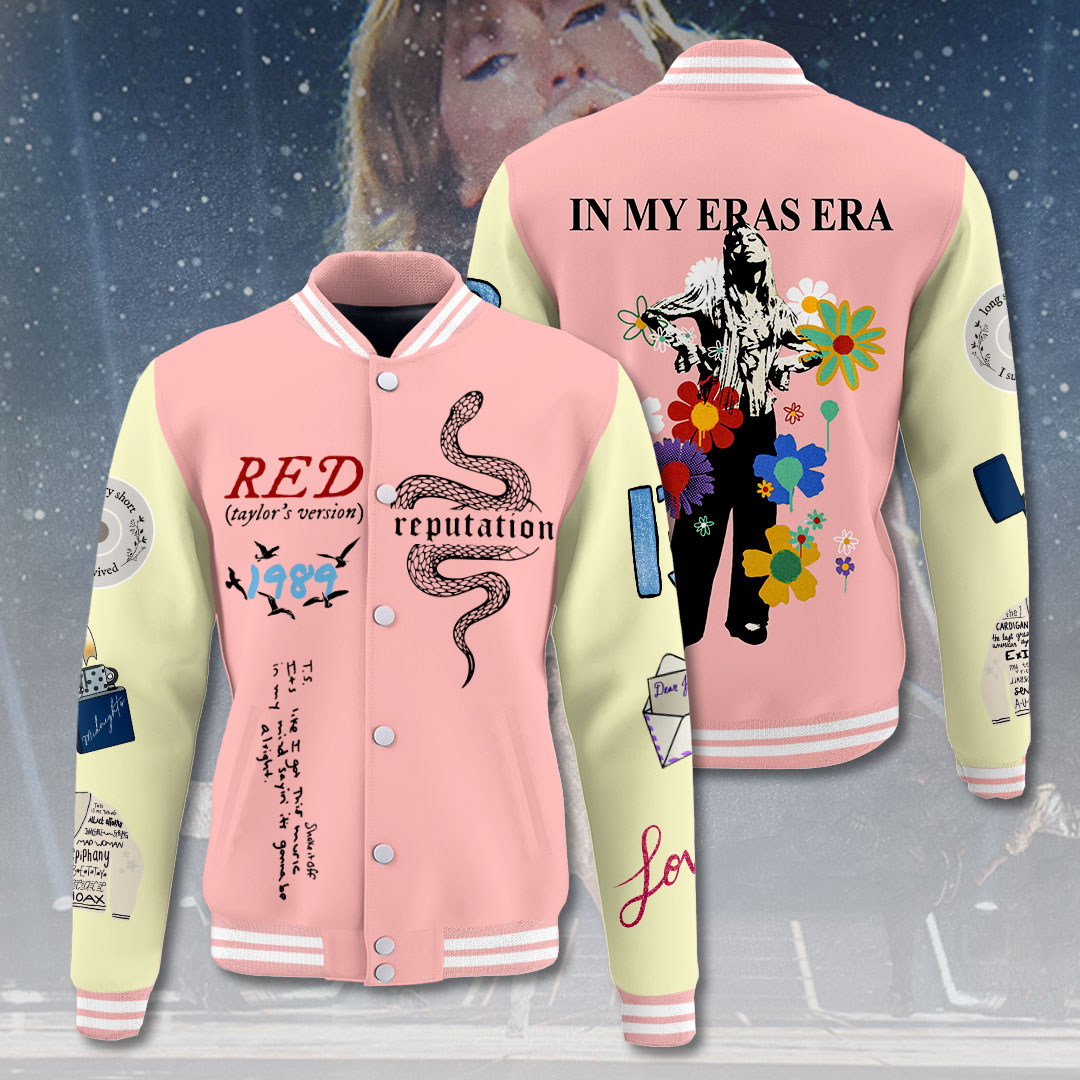 Taylor Swift Music Baseball Jacket For Fan