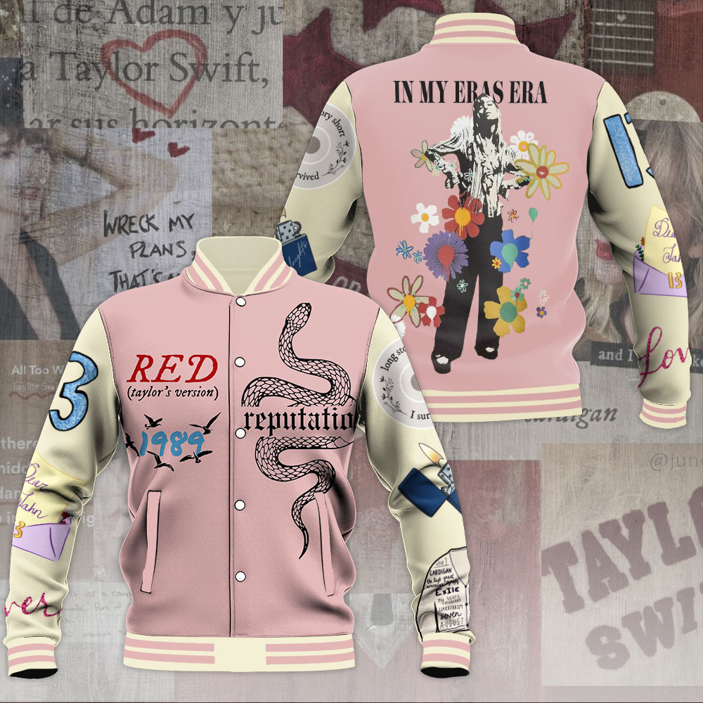 Taylor Swift Music Baseball Jacket For Fan
