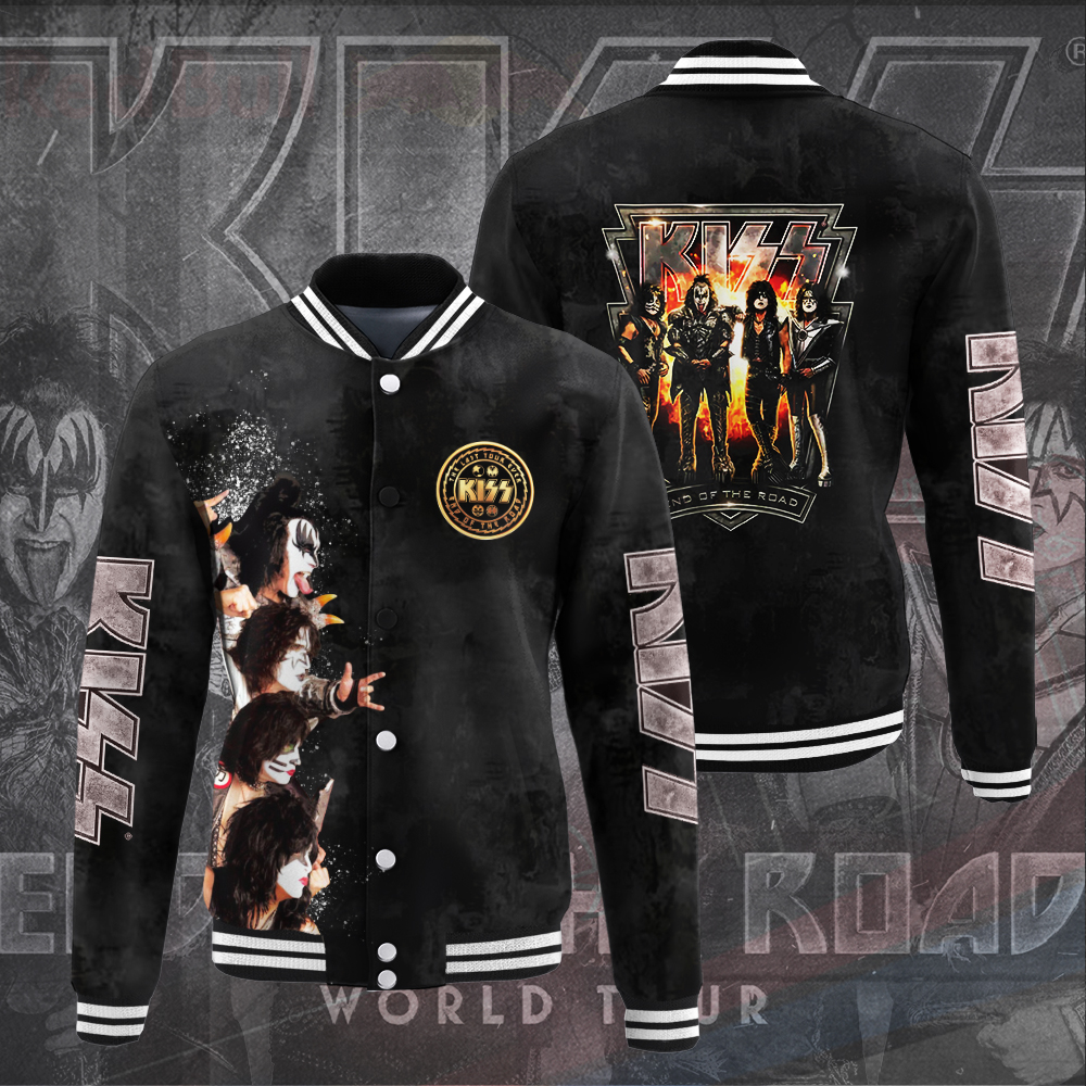 Kiss Band Music Baseball Jacket For Fan