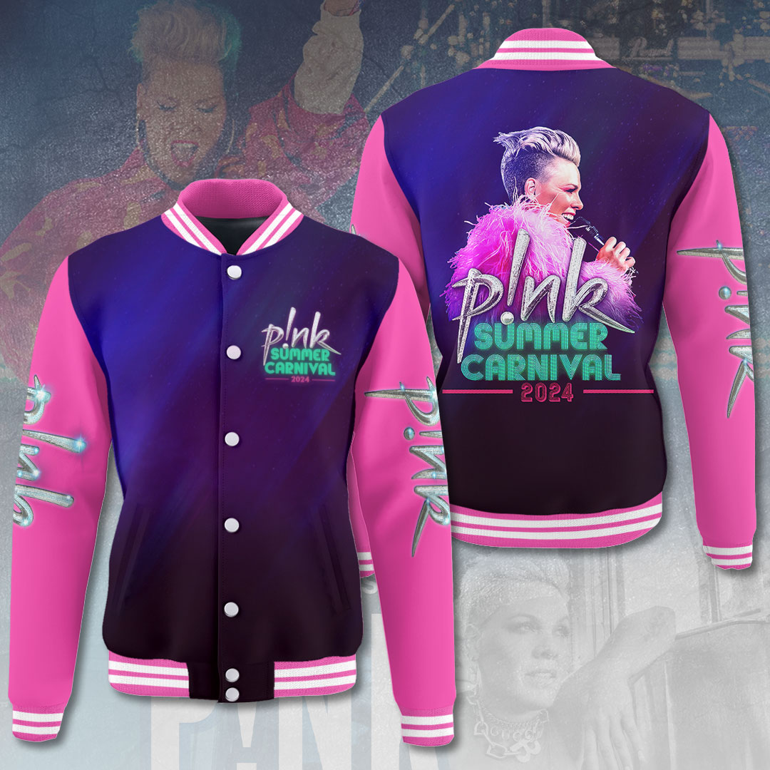 P!Nk Music Baseball Jacket For Fan