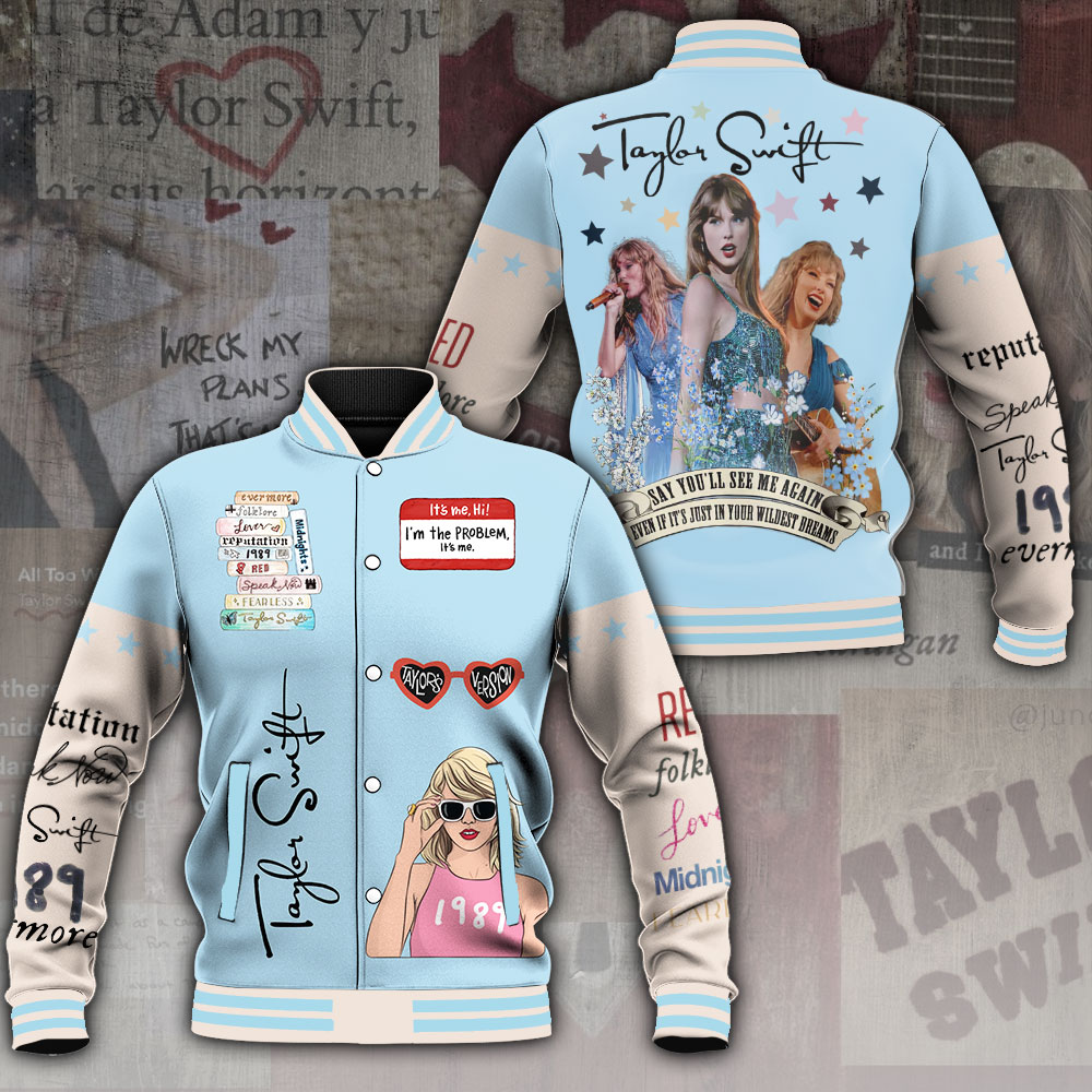 Taylor Swift Music Baseball Jacket For Fan