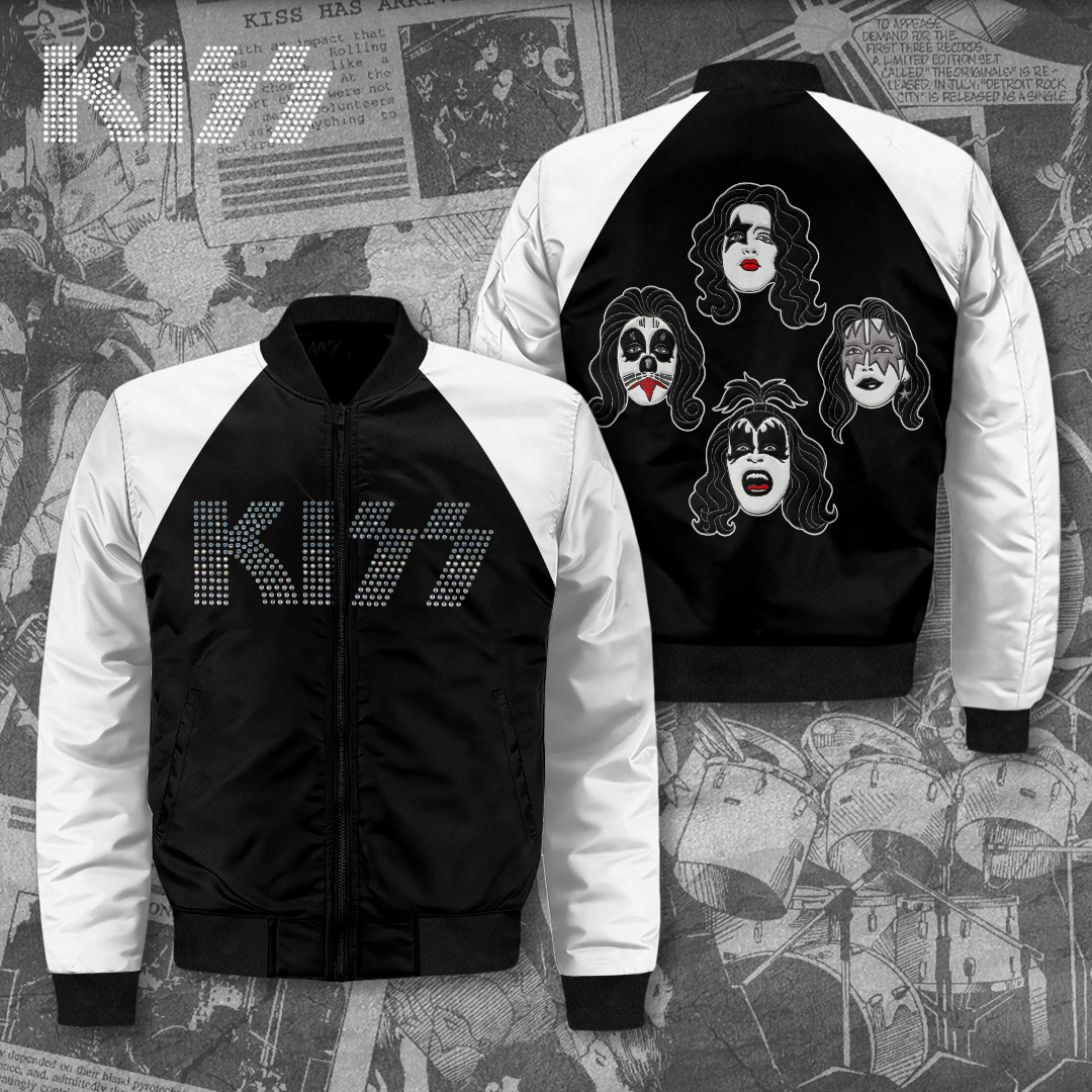 Kiss Band Music Baseball Jacket For Fan