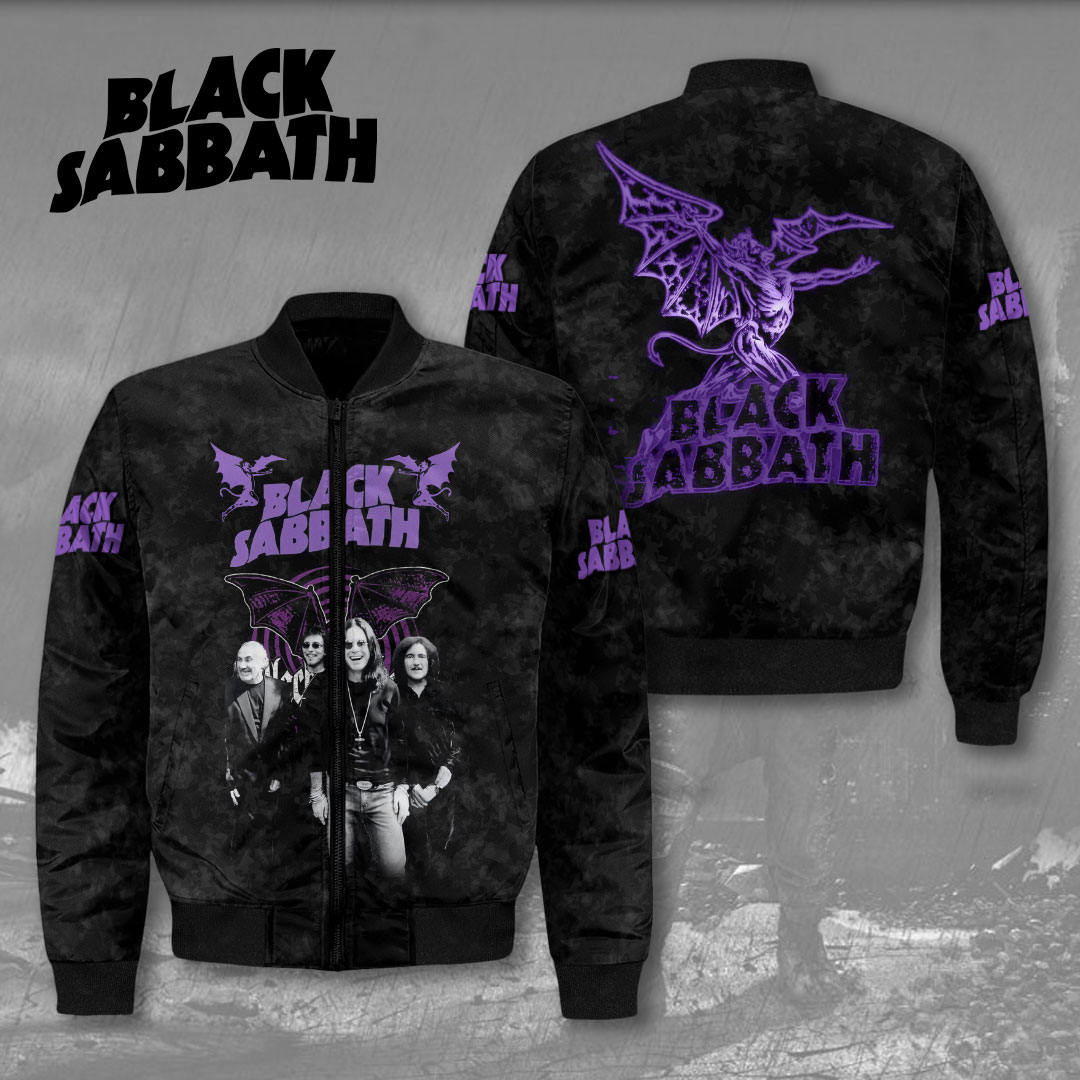 Black Sabbath Music Baseball Jacket For Fan