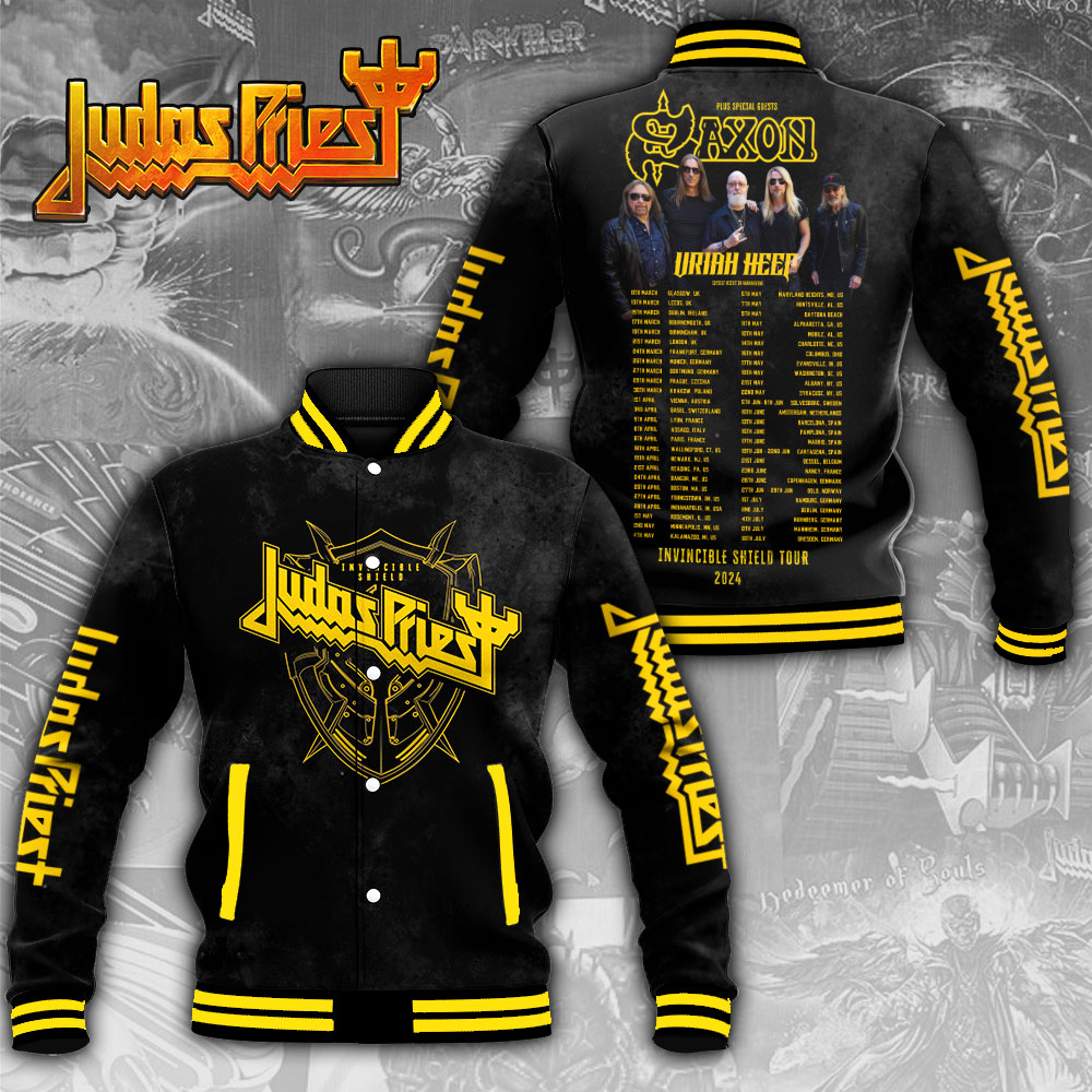 Judas Priest Music Baseball Jacket For Fan