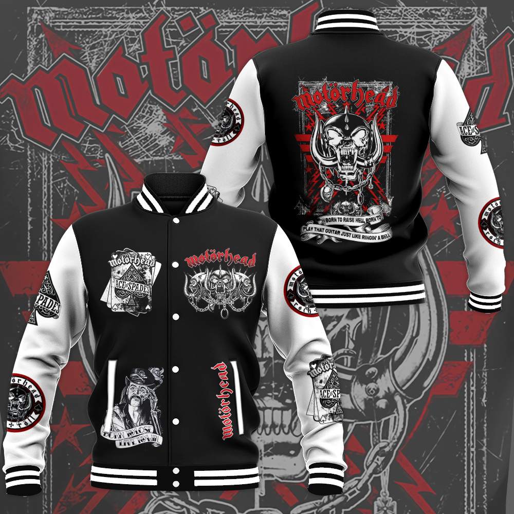 MotRhead Band Music Baseball Jacket For Fan