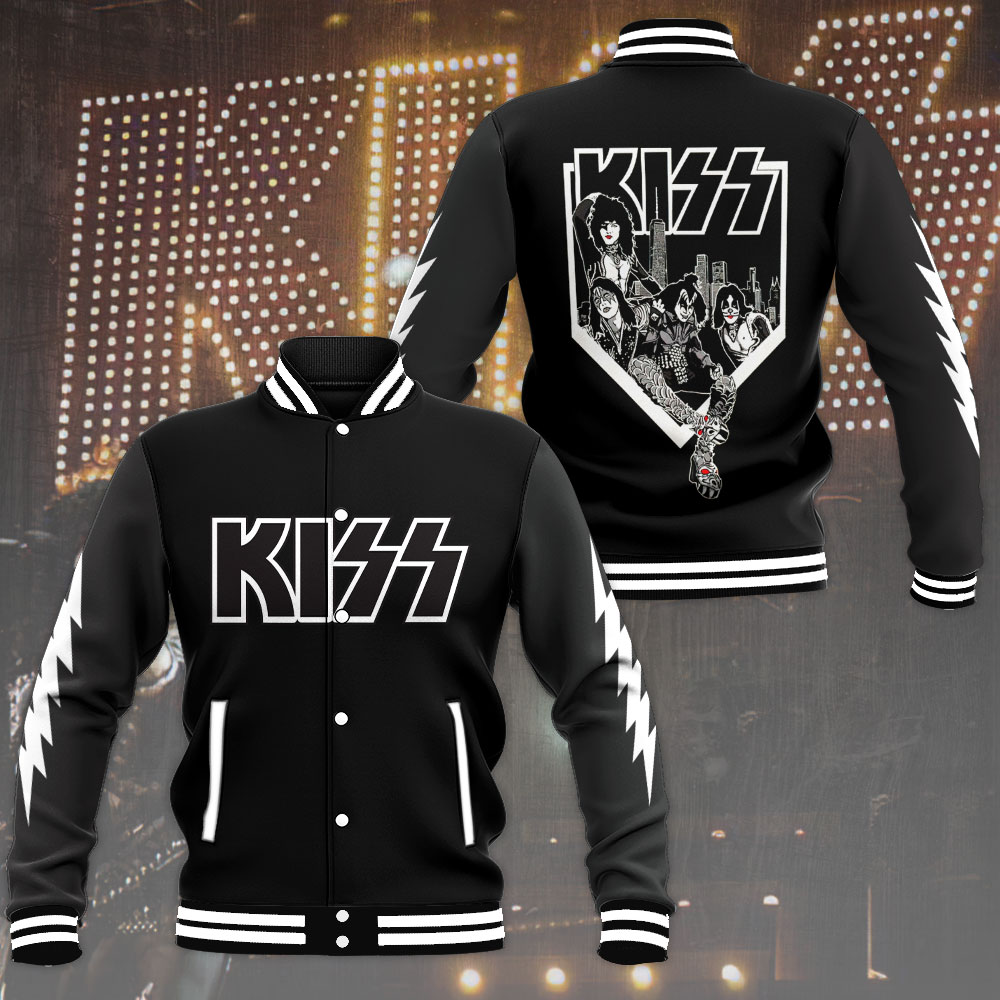 Kiss Band Music Baseball Jacket For Fan