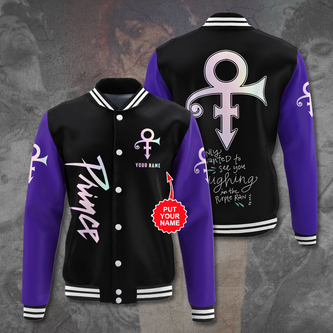 Prince Music Baseball Jacket For Fan