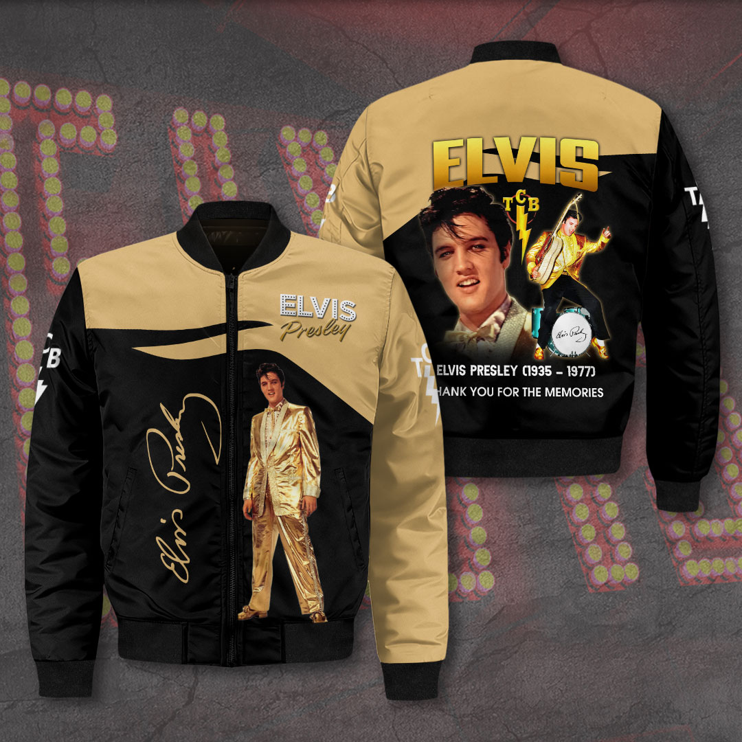 Elvis Presley Music Baseball Jacket For Fan