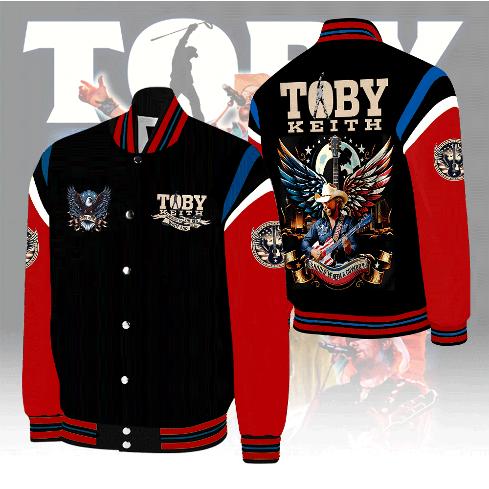 Toby Keith Music Baseball Jacket For Fan