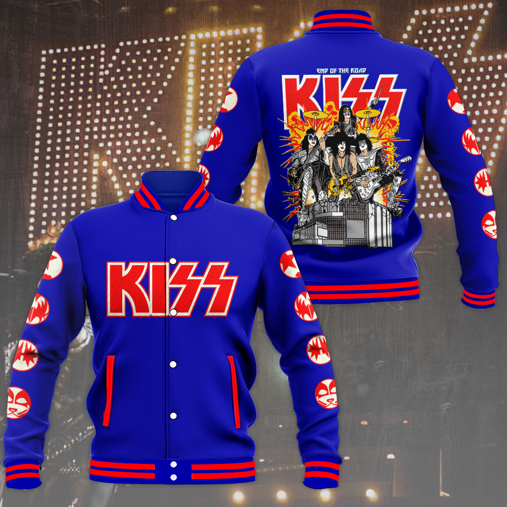 Kiss Band Music Baseball Jacket For Fan