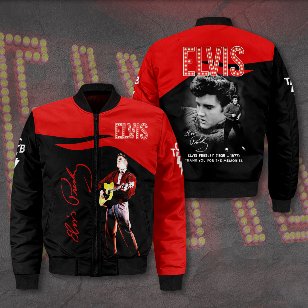 Elvis Presley Music Baseball Jacket For Fan