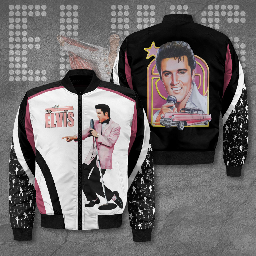 Elvis Presley Music Baseball Jacket For Fan
