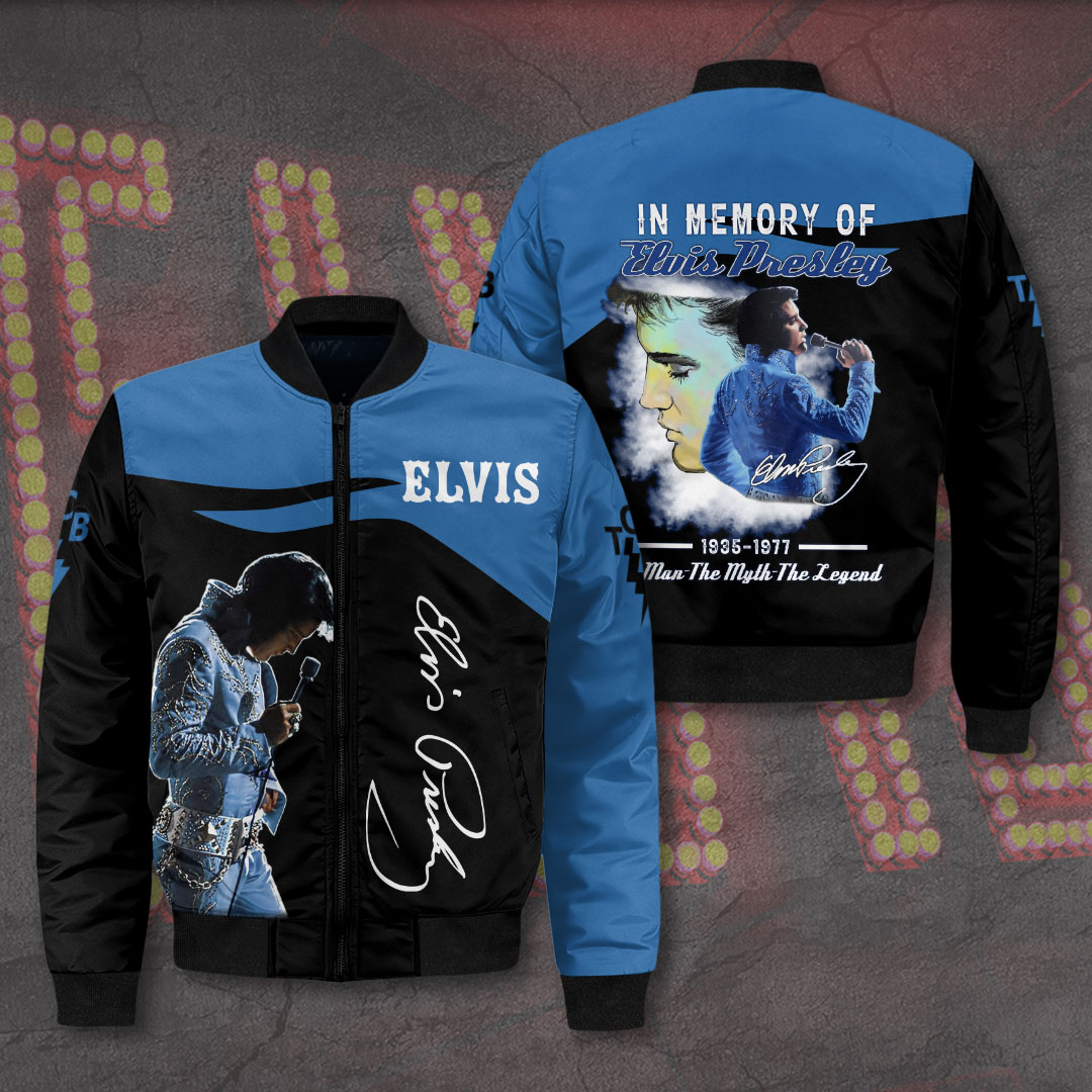 Elvis Presley Music Baseball Jacket For Fan