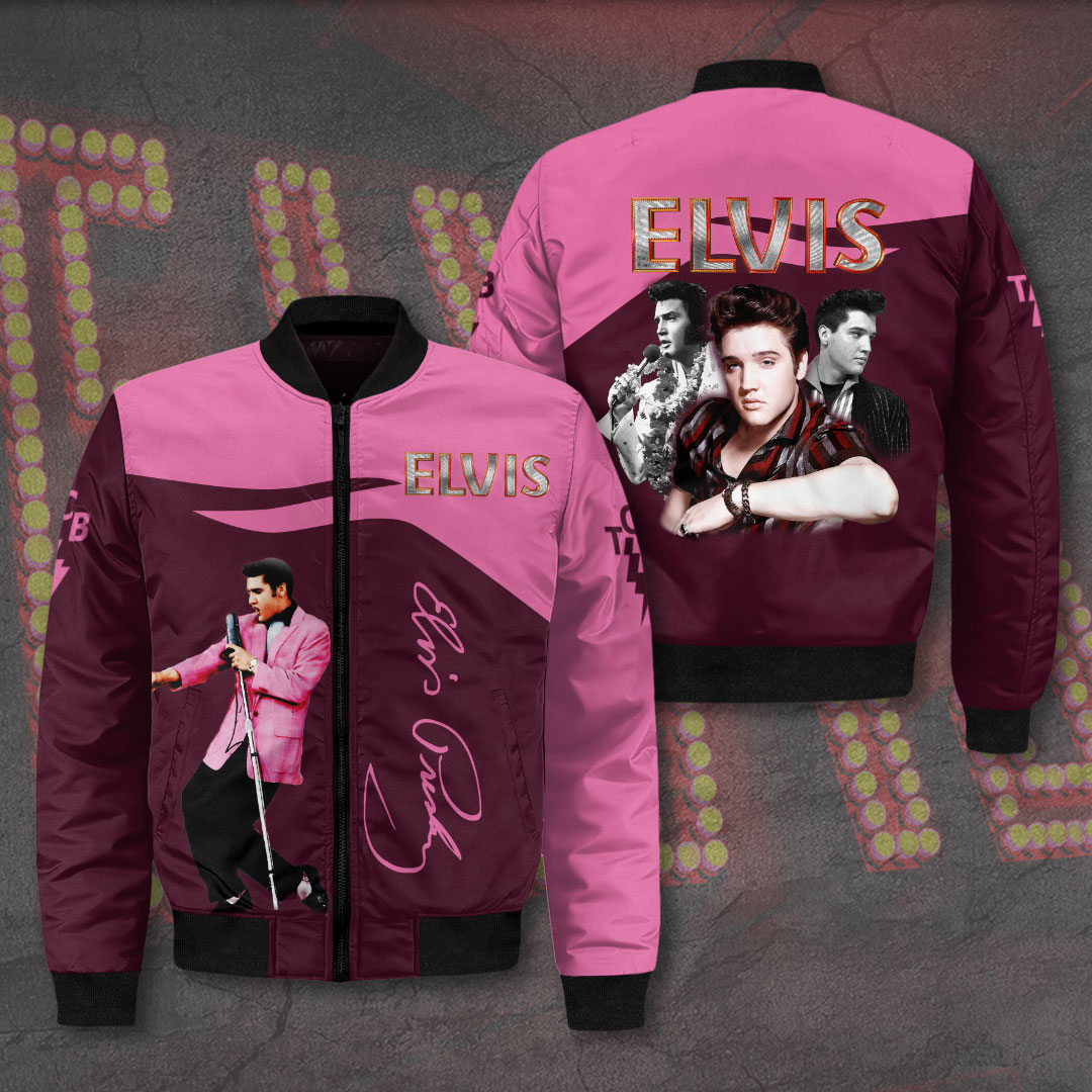Elvis Presley Music Baseball Jacket For Fan