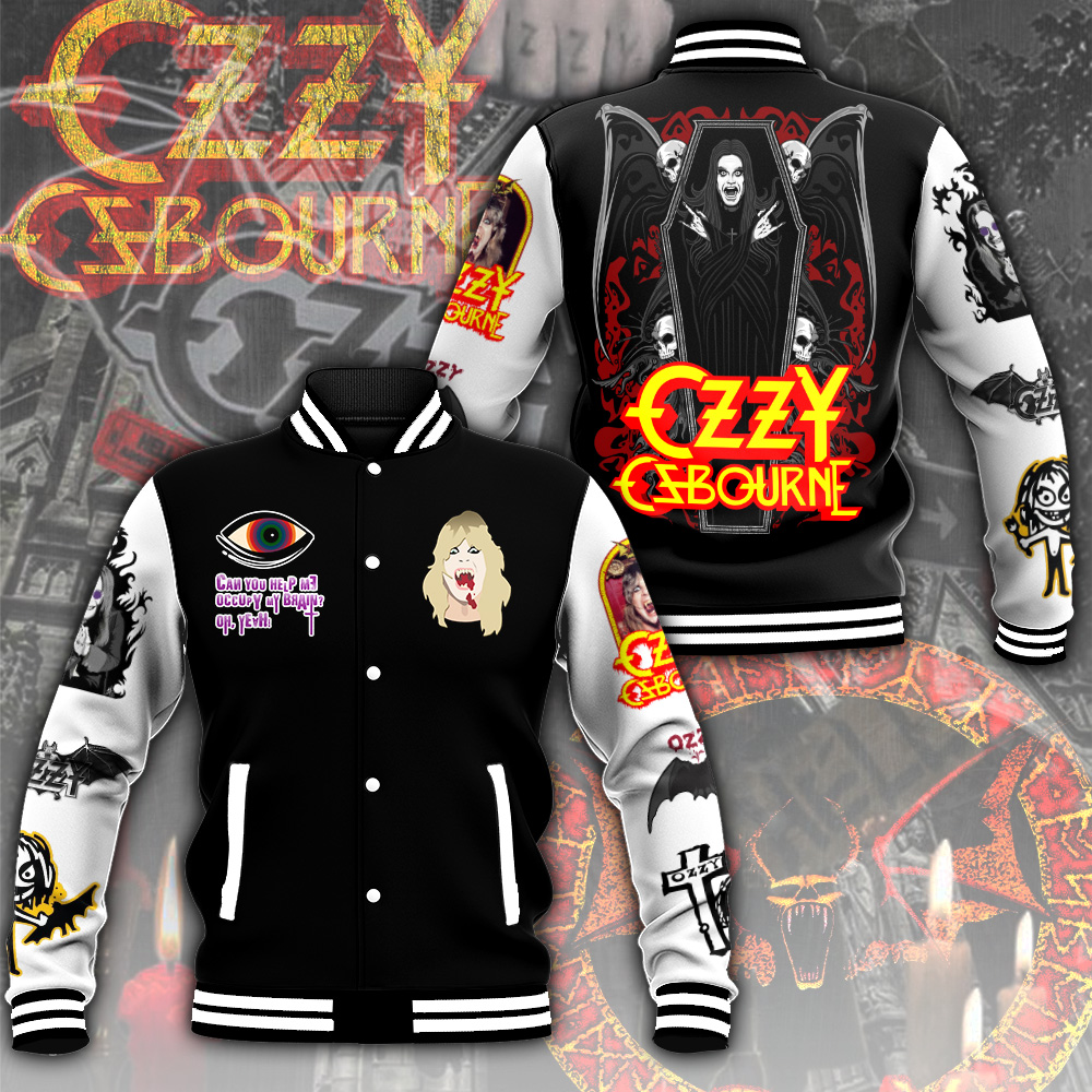 Black Sabbath Music Baseball Jacket For Fan