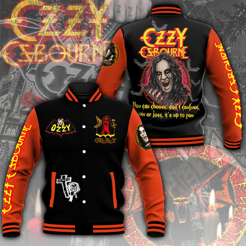 Black Sabbath Music Baseball Jacket For Fan