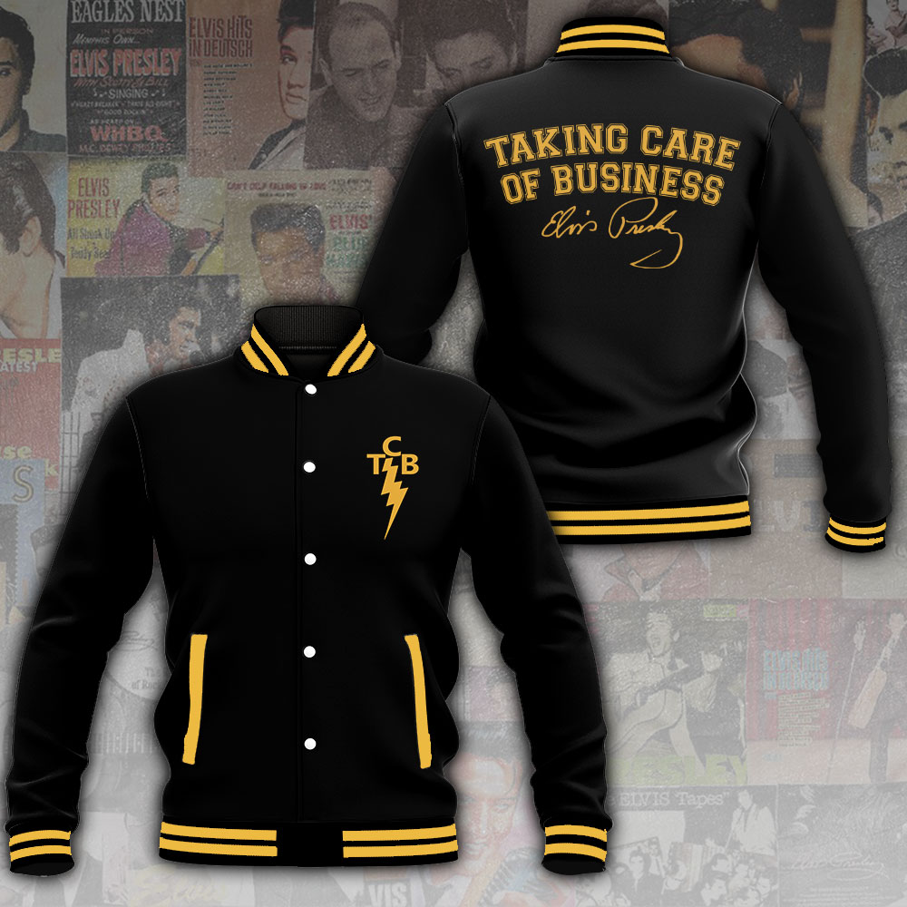 Elvis Presley Music Baseball Jacket For Fan
