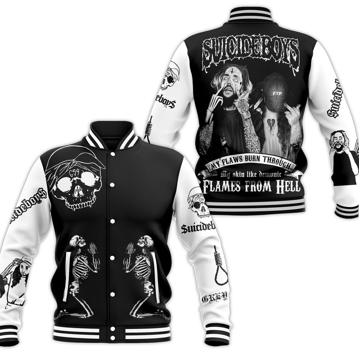 Suicideboys New Bomber Baseball Jacket For Fan
