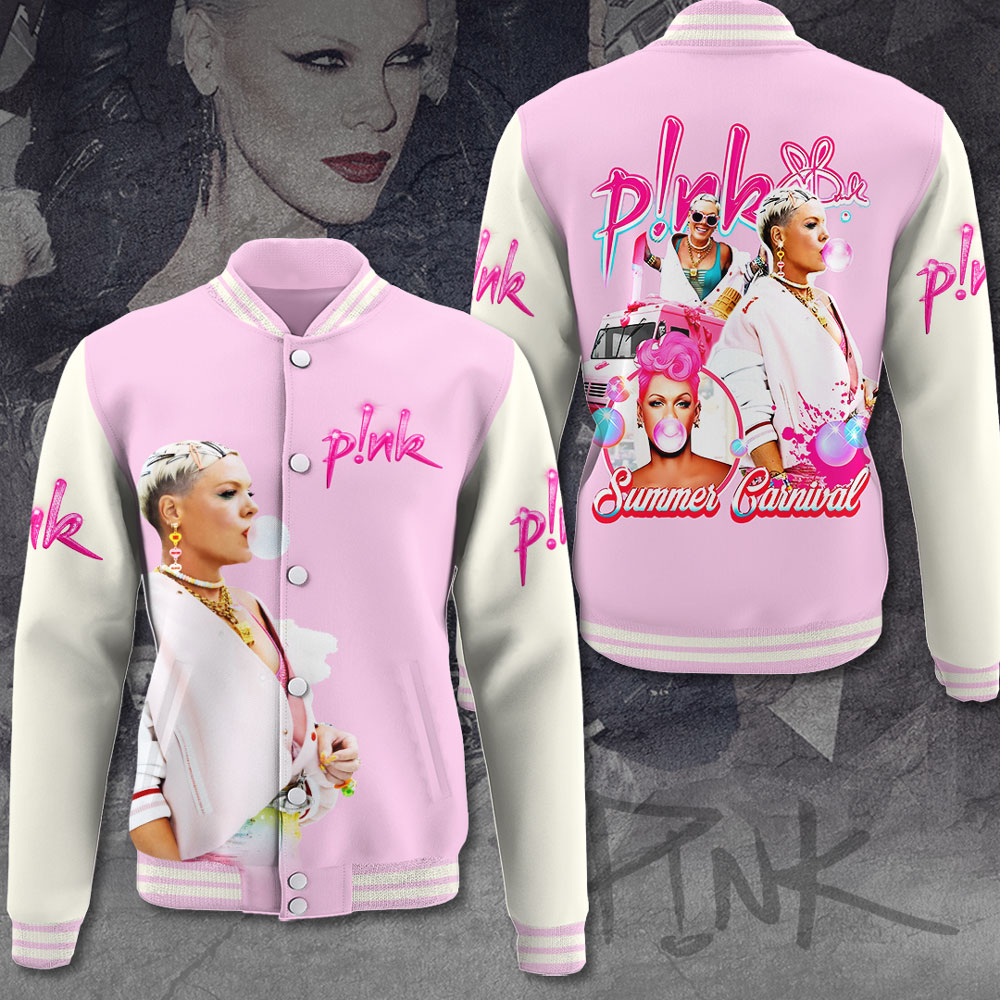 P!Nk Music Baseball Jacket For Fan