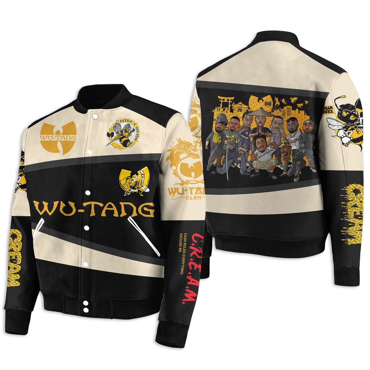 Wu Tang New Bomber Baseball Jacket For Fan