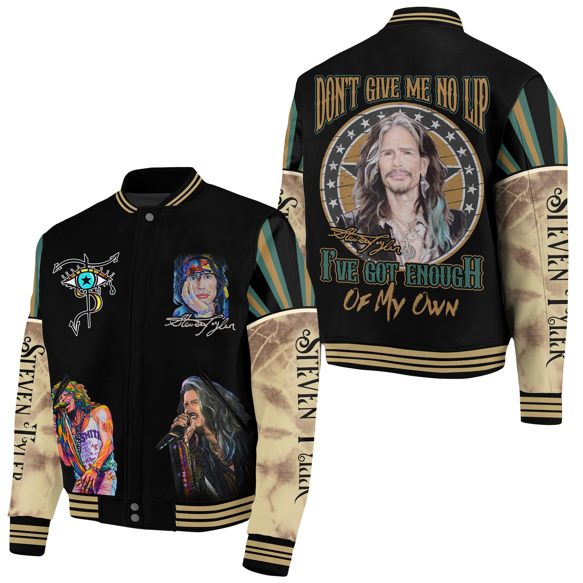 Steven Tyler New Bomber Baseball Jacket For Fan