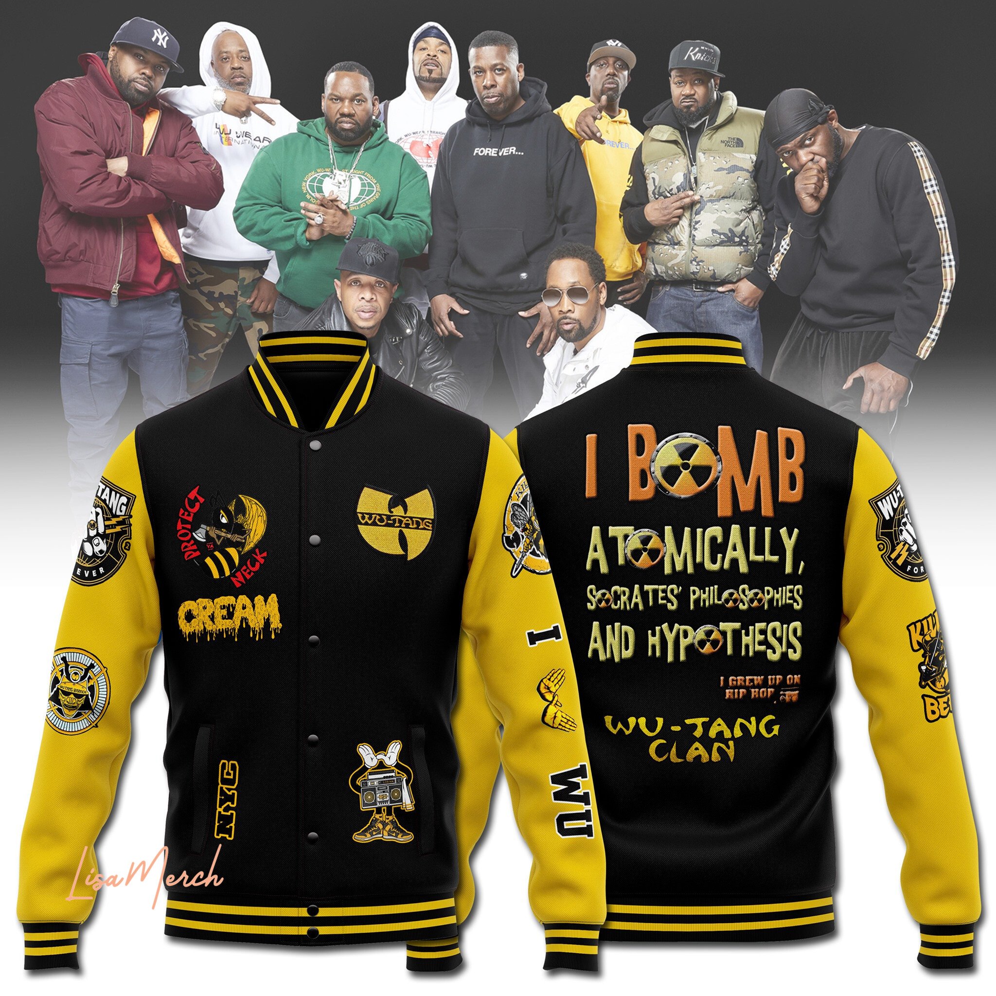 Wu Tang New Bomber Baseball Jacket For Fan