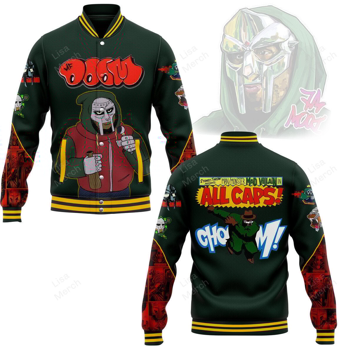 Mf Doom New Bomber Baseball Jacket For Fan