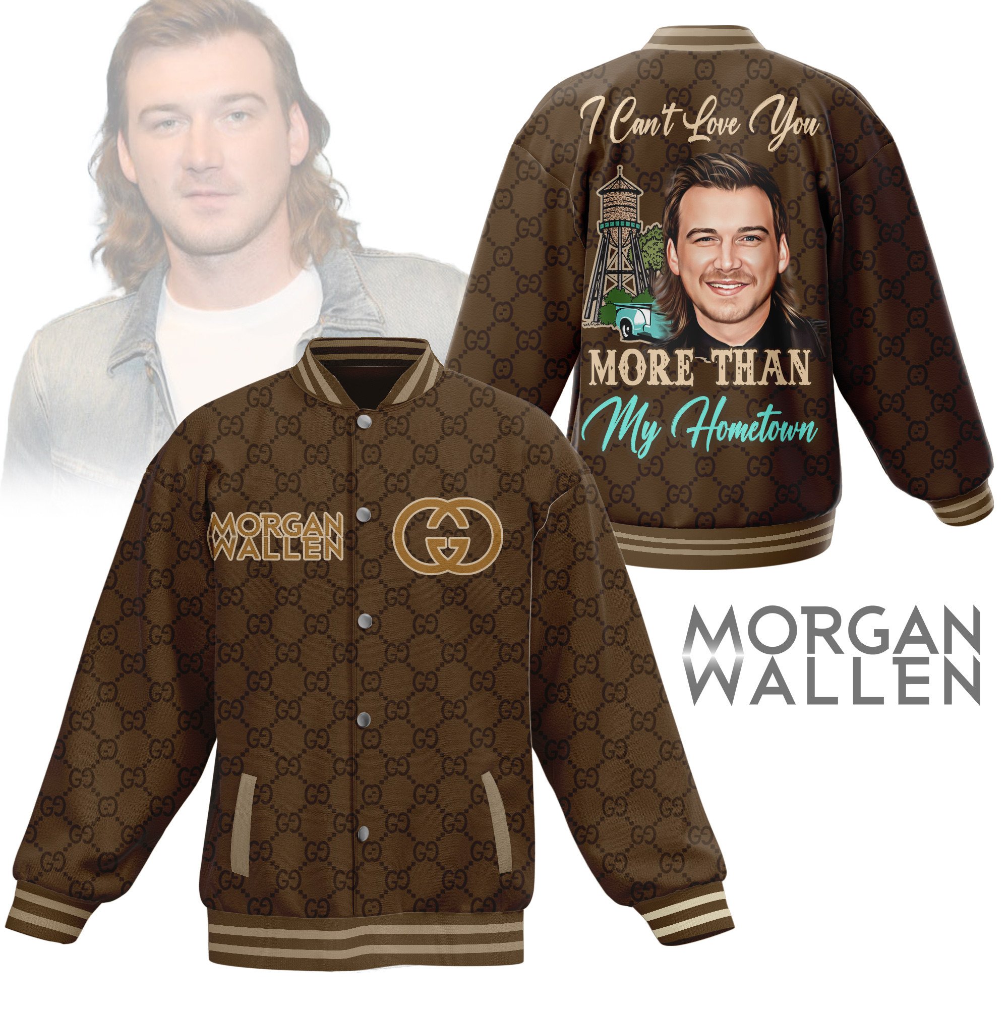 Morgan Wallet New Bomber Baseball Jacket For Fan