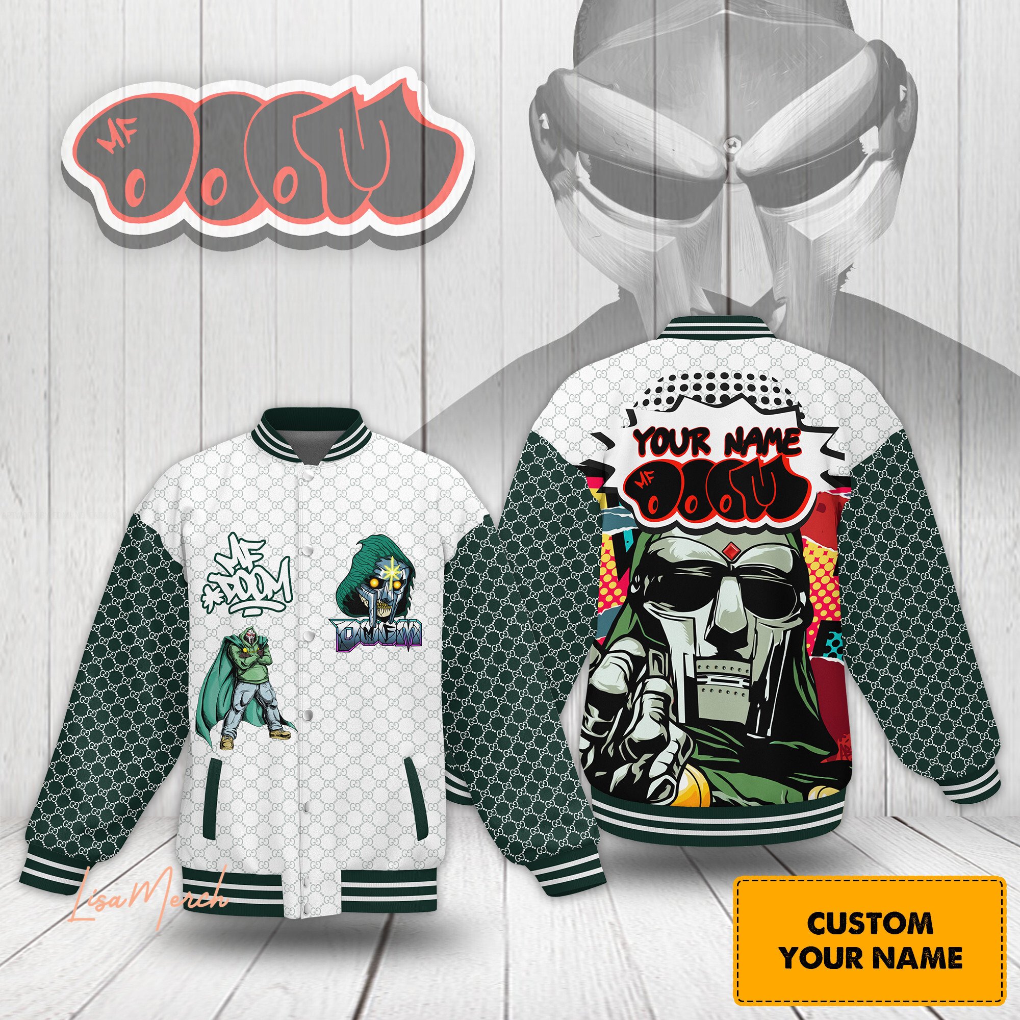 Mf Doom New Bomber Baseball Jacket For Fan