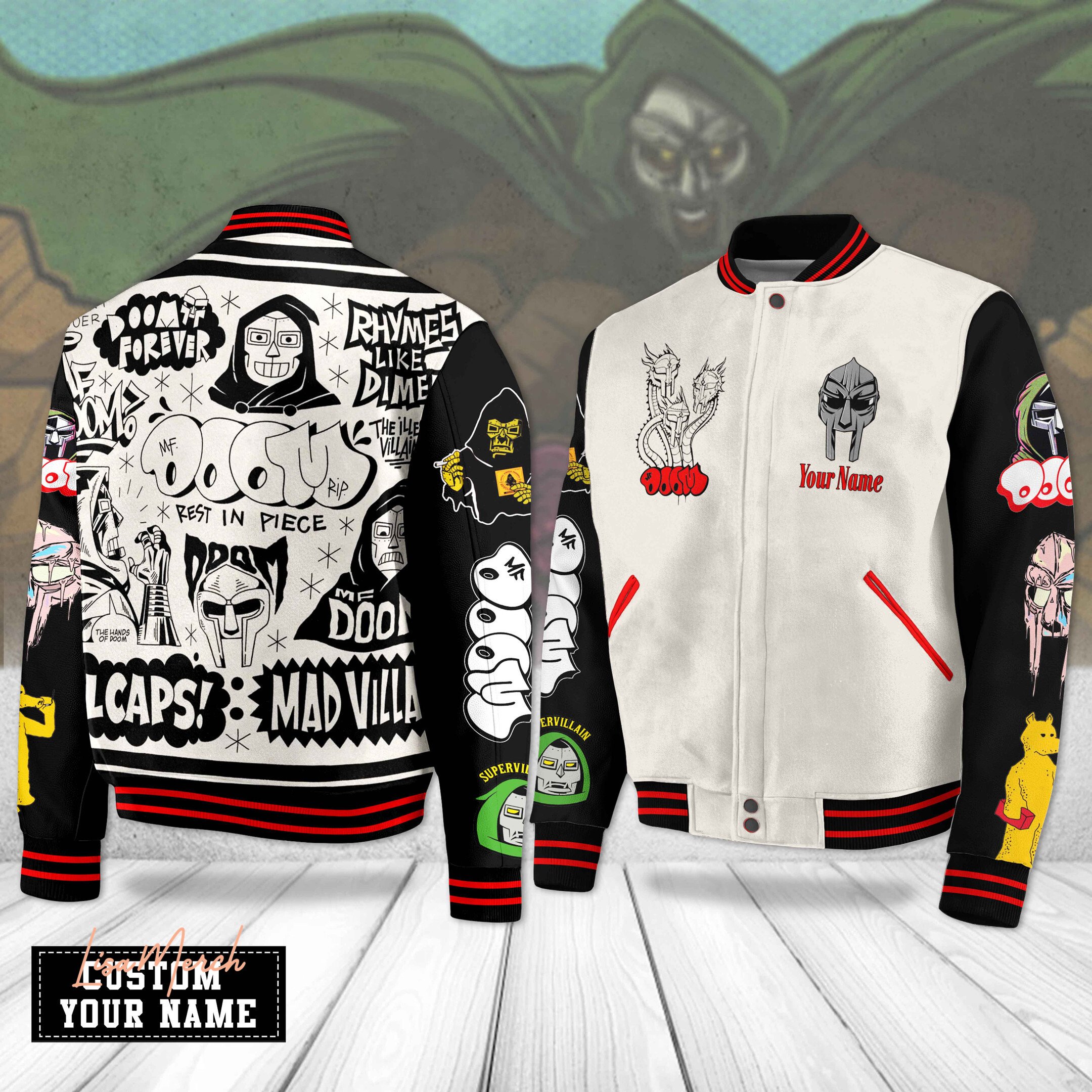 Mf Doom New Bomber Baseball Jacket For Fan
