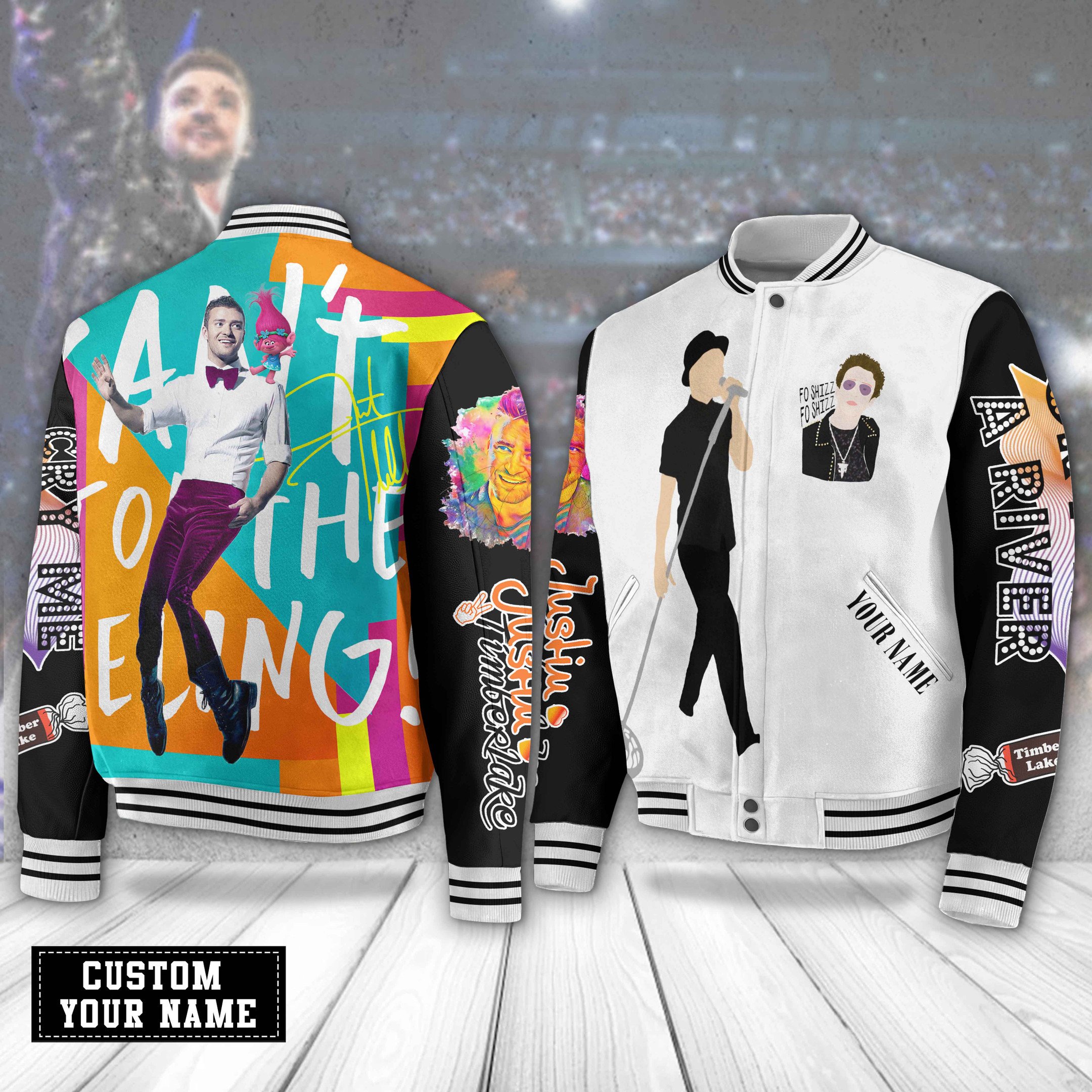 Justin Timberlake New Bomber Baseball Jacket For Fan