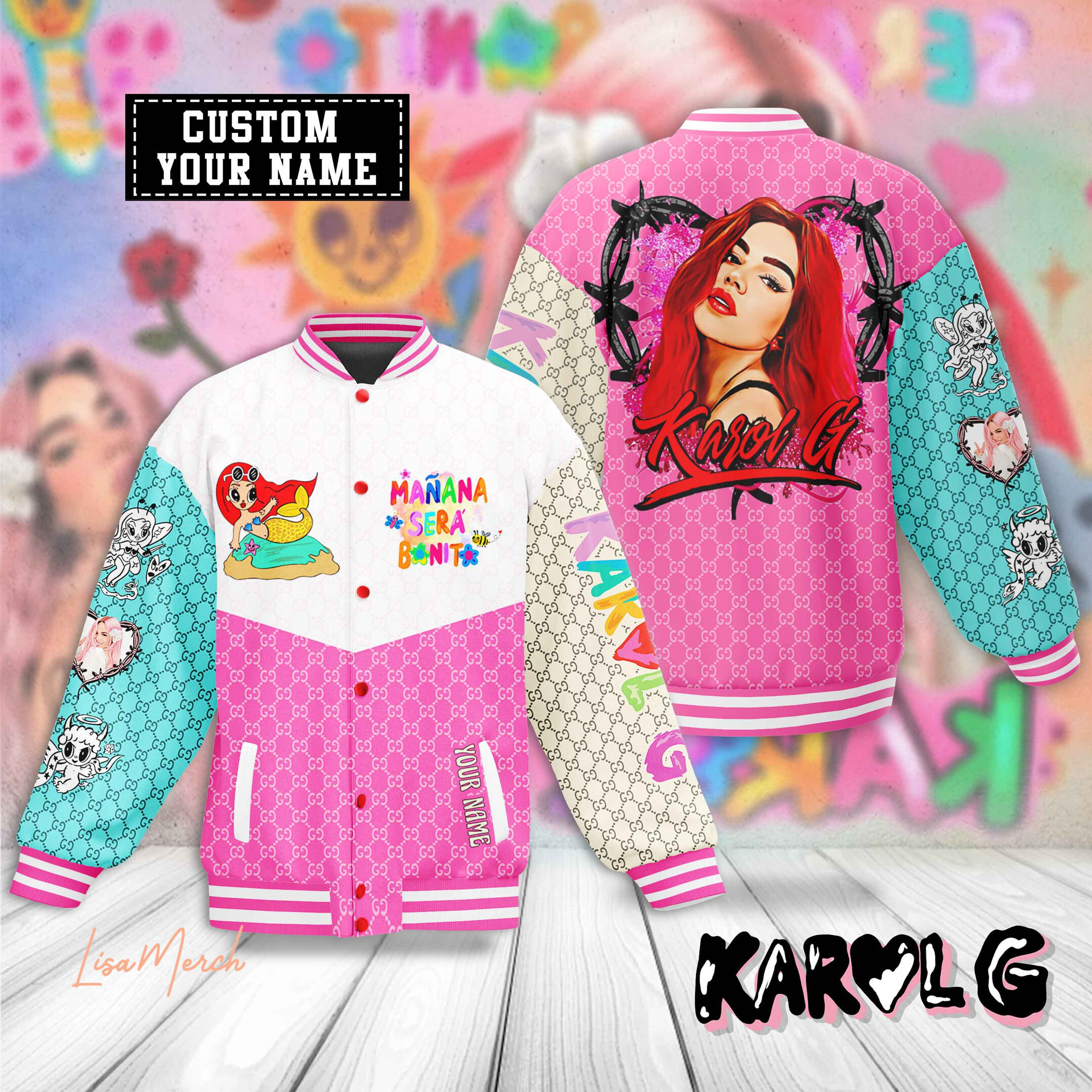Karol G New Bomber Baseball Jacket For Fan