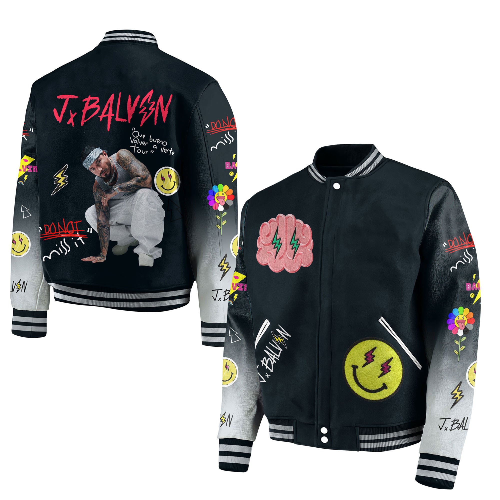 J Balvin New Bomber Baseball Jacket For Fan