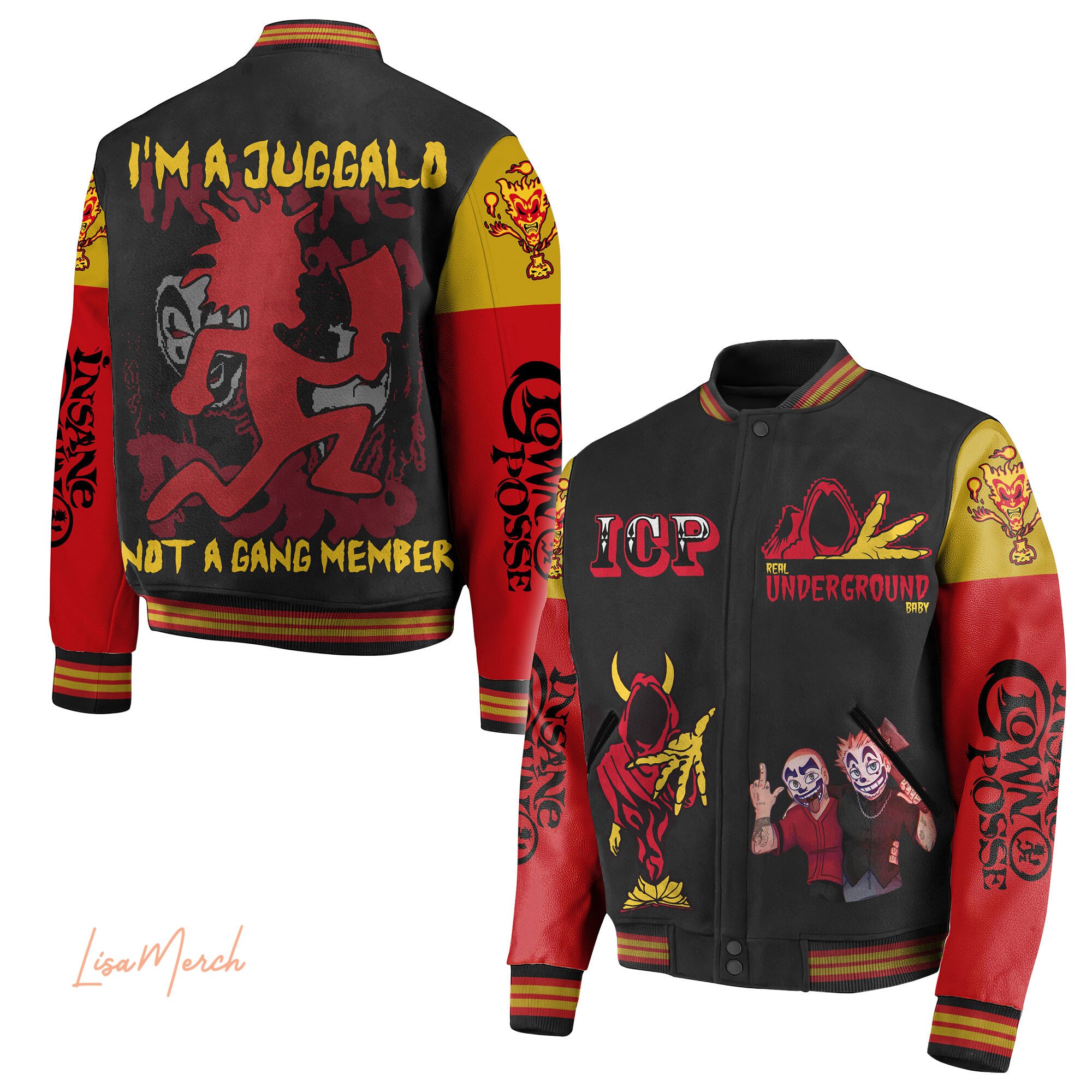 Insane Clown Possenew Bomber Baseball Jacket For Fan