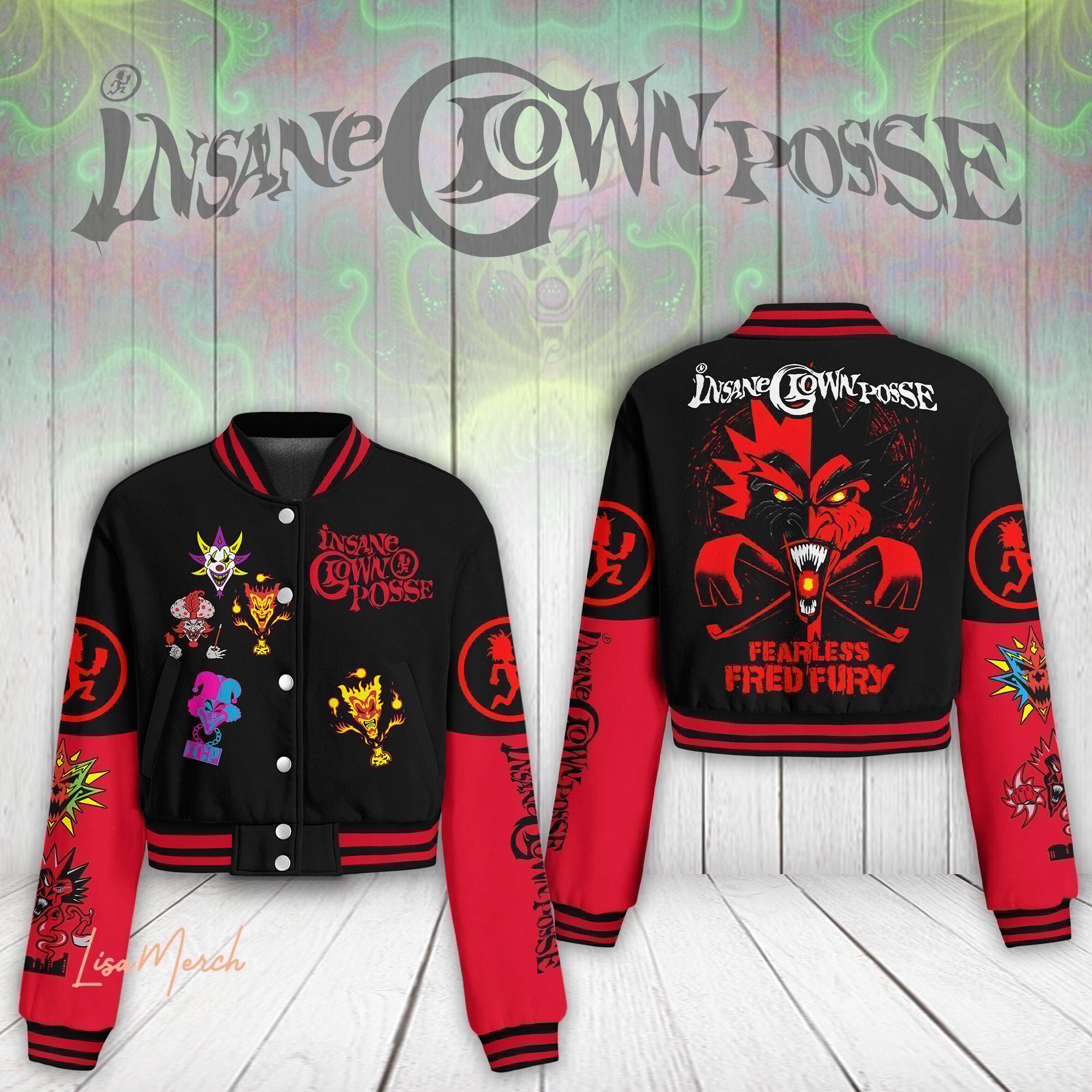 Insane Clown Possenew Bomber Baseball Jacket For Fan