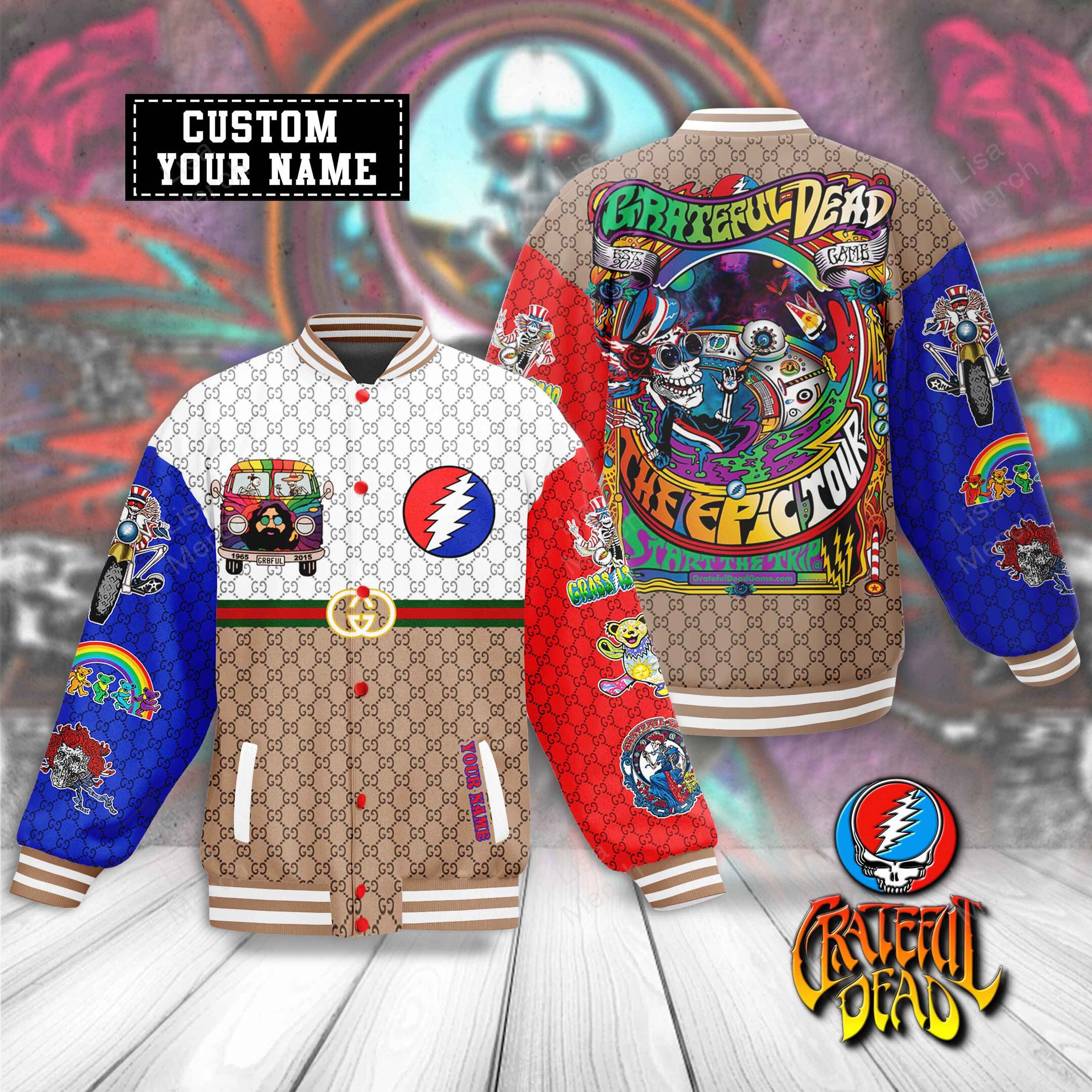 Grateful Dead New Bomber Baseball Jacket For Fan