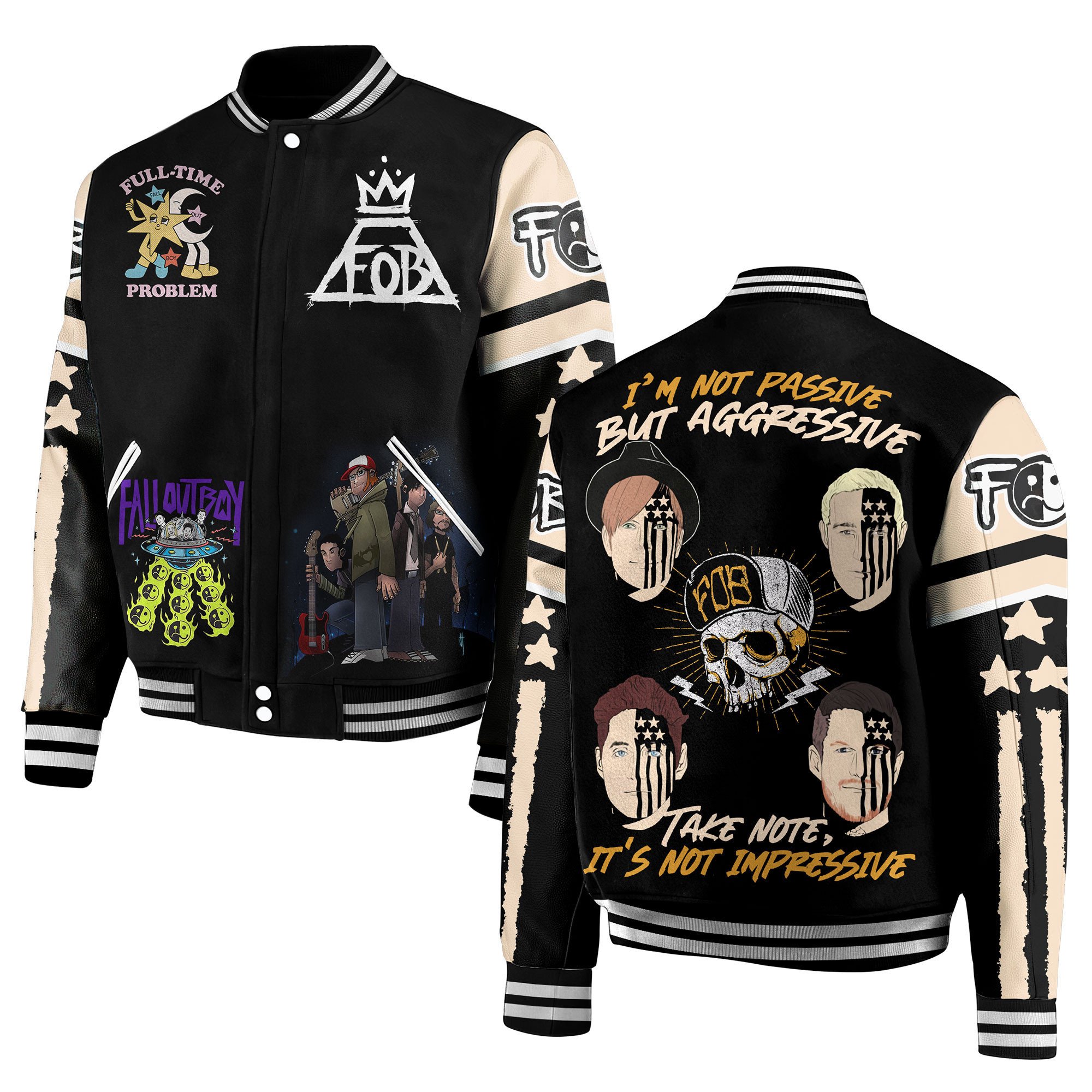 Fall Out Boy New Bomber Baseball Jacket For Fan