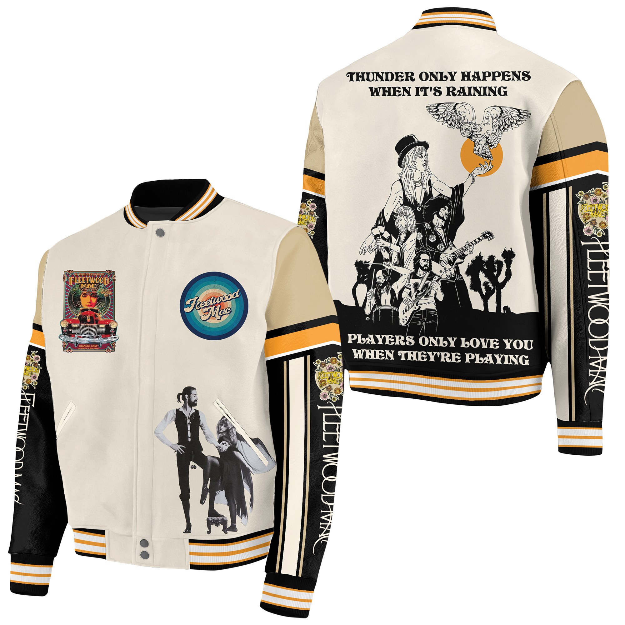 Fleetwood Mac New Bomber Baseball Jacket For Fan