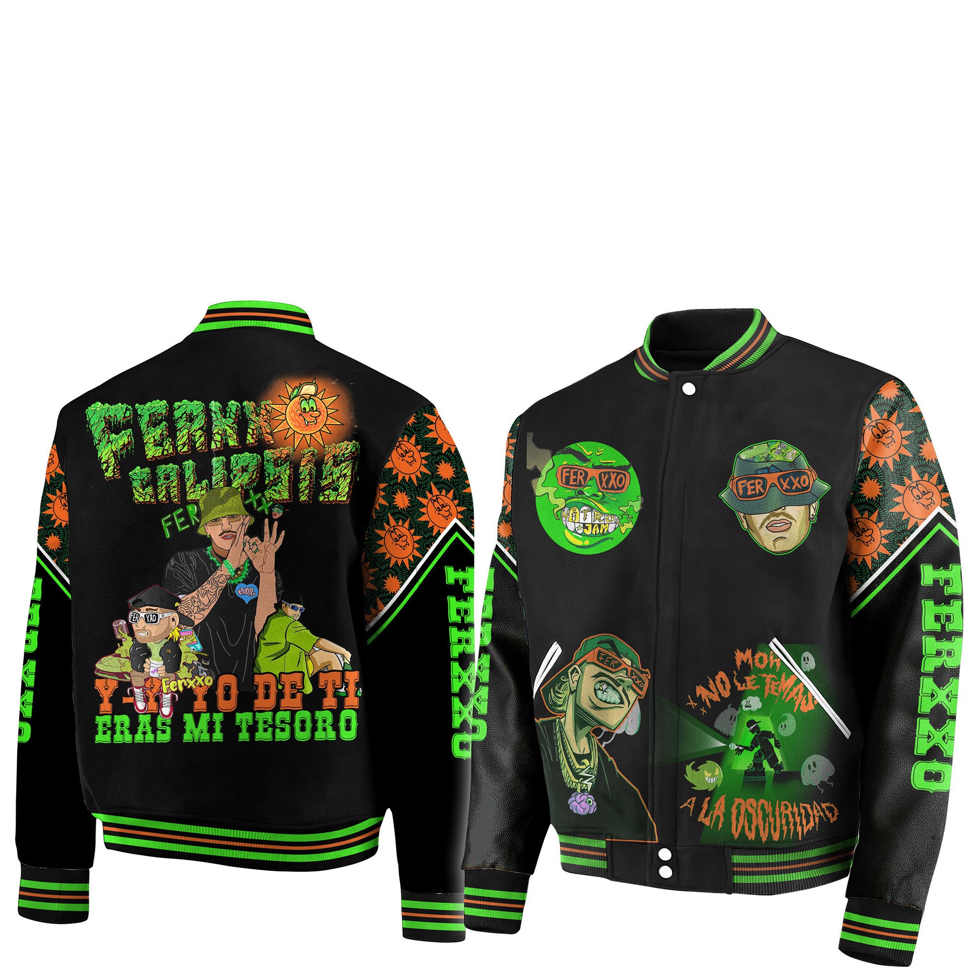 Feid New Bomber Baseball Jacket For Fan