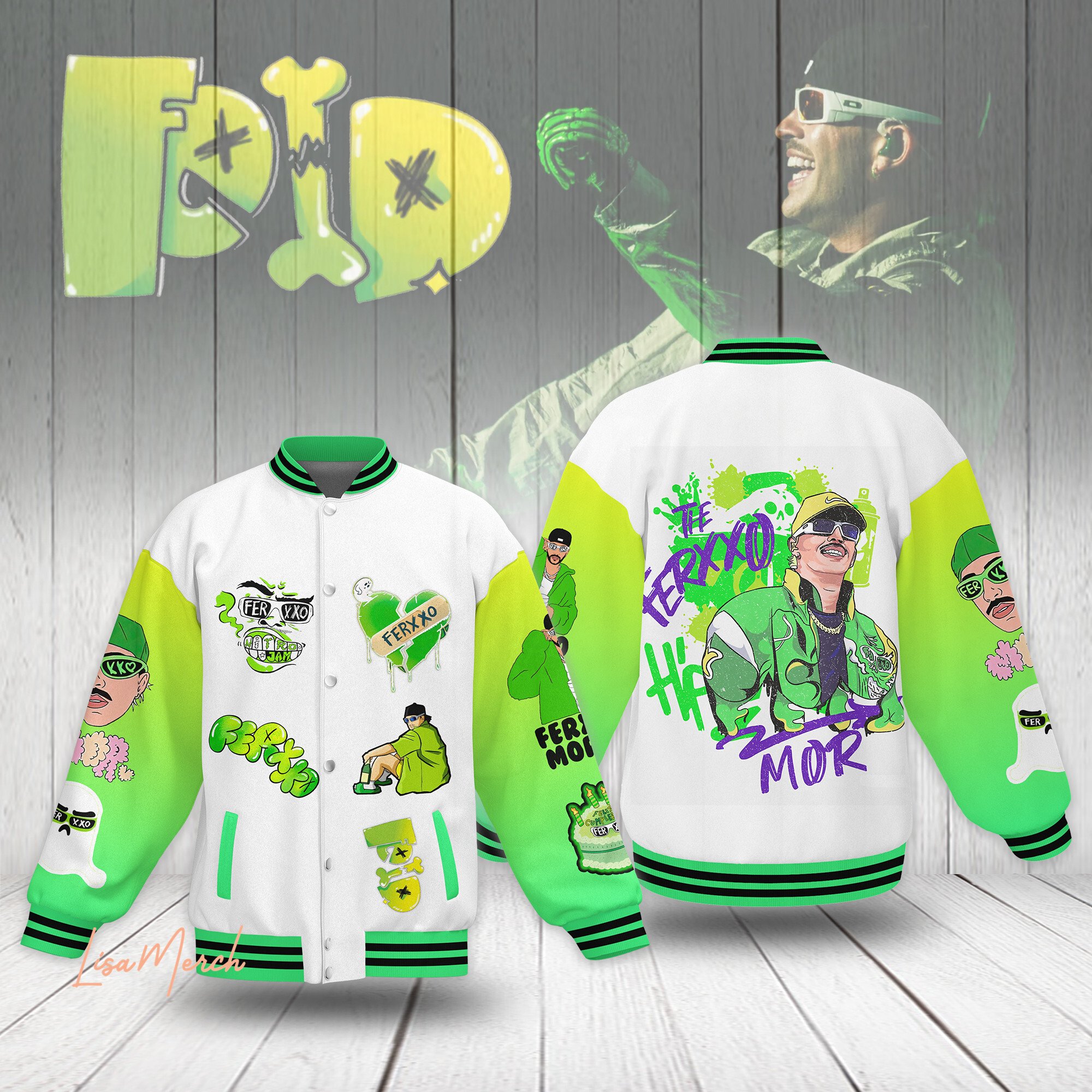 Feid New Bomber Baseball Jacket For Fan