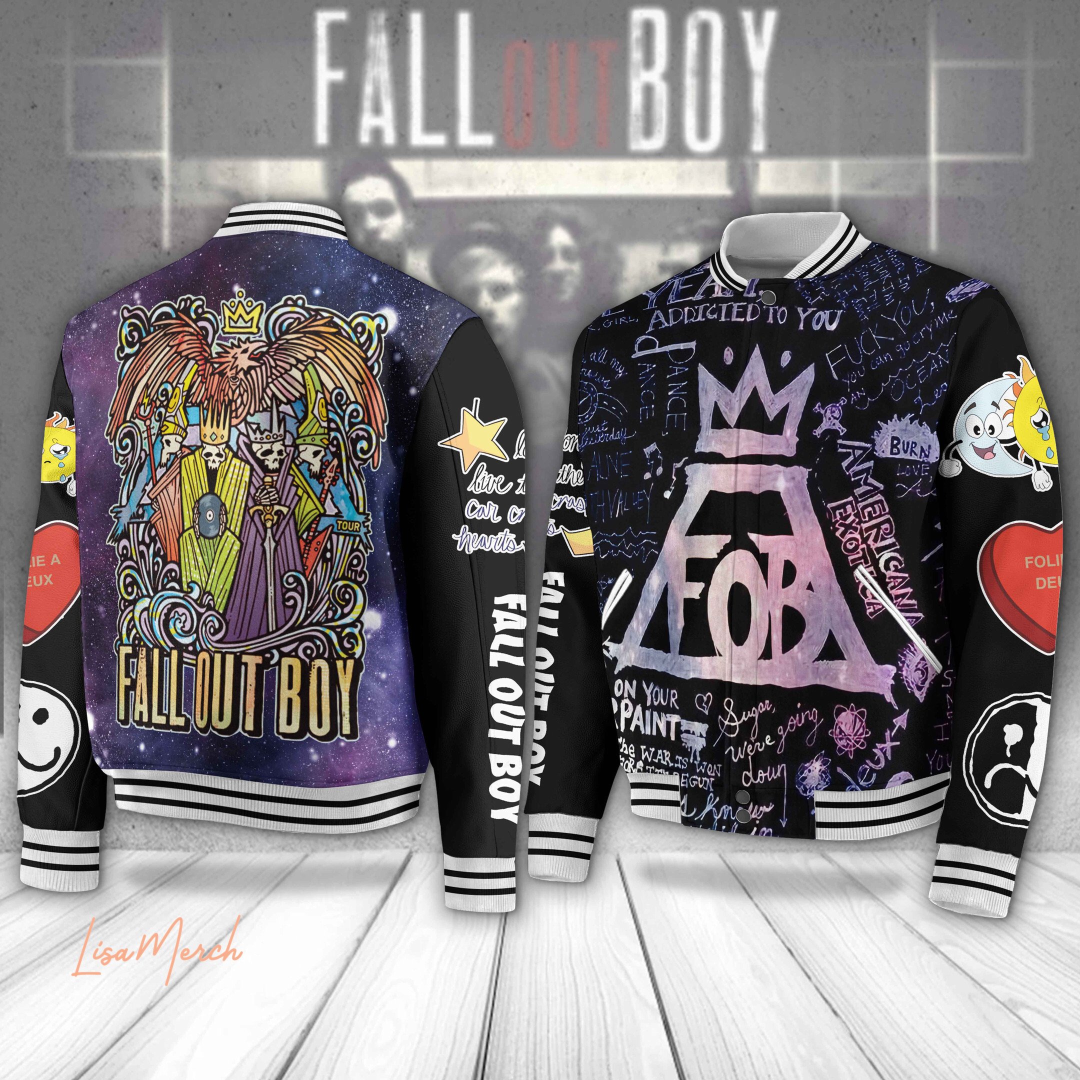Fall Out Boy New Bomber Baseball Jacket For Fan