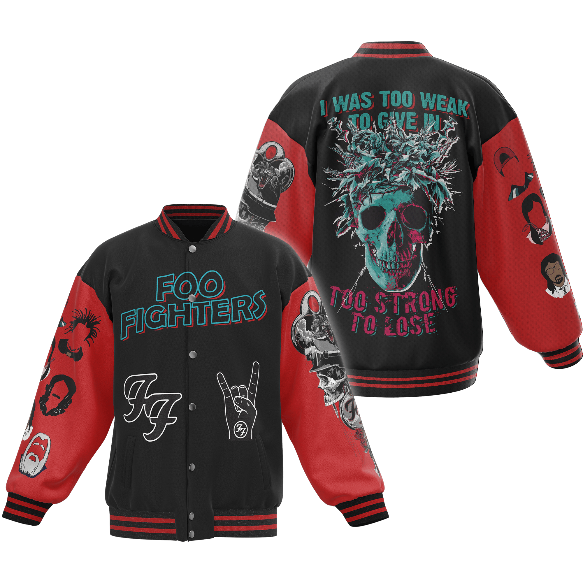 Foo Fighters New Bomber Baseball Jacket For Fan