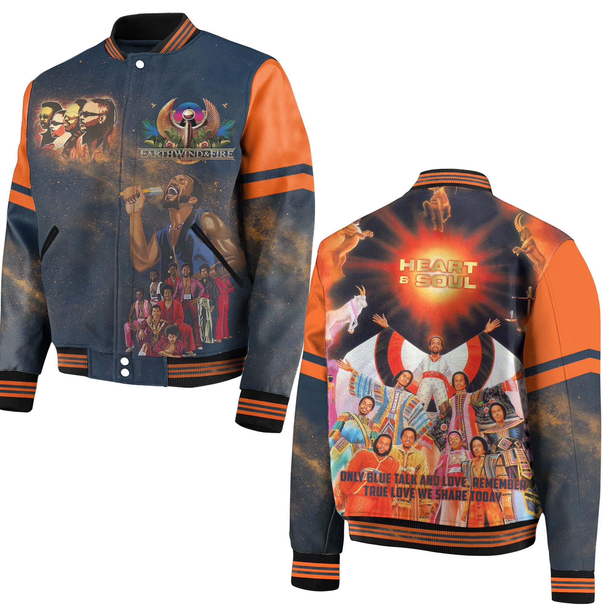 Earth, Wind & Fire New Bomber Baseball Jacket For Fan