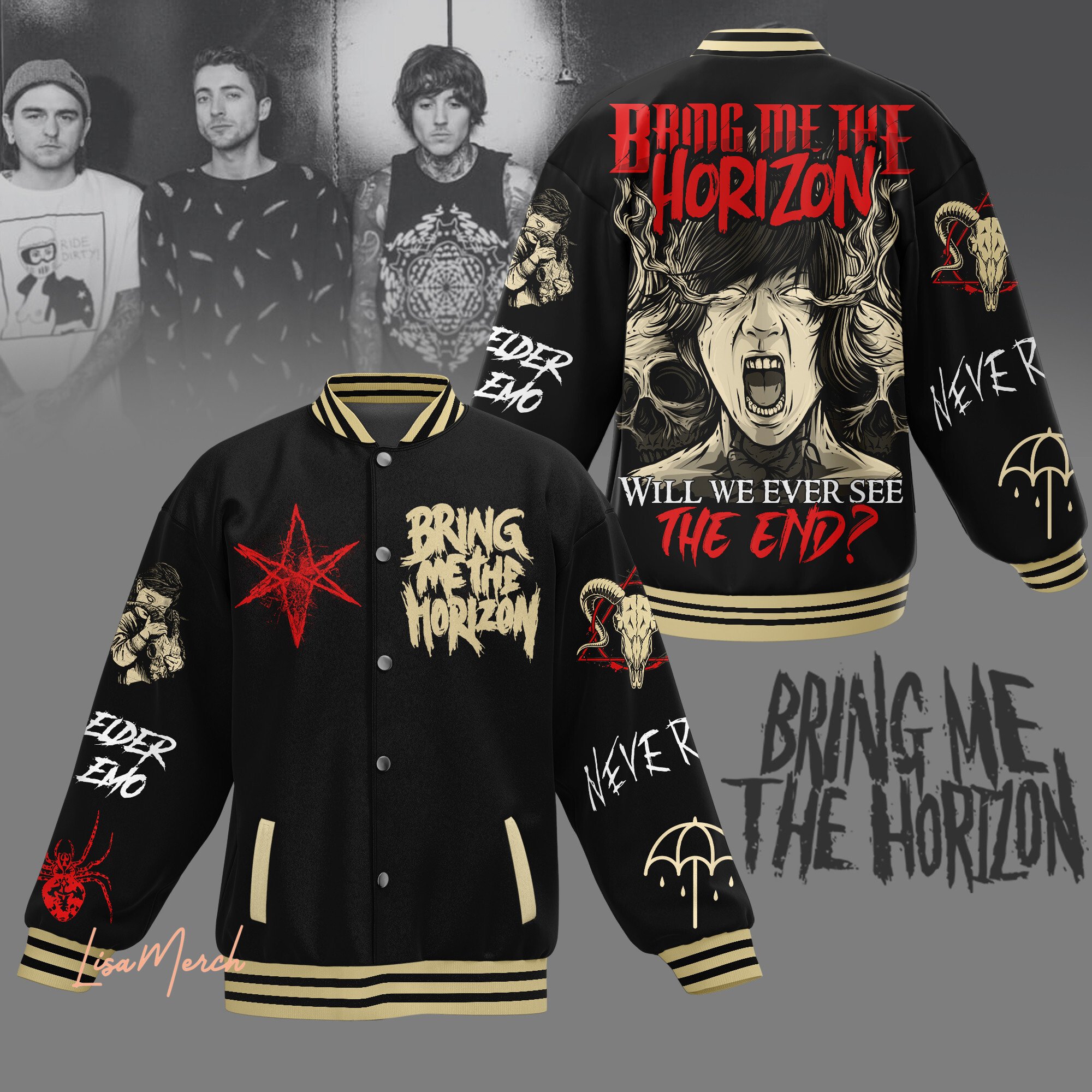 Bring Me The Horizon New Bomber Baseball Jacket For Fan